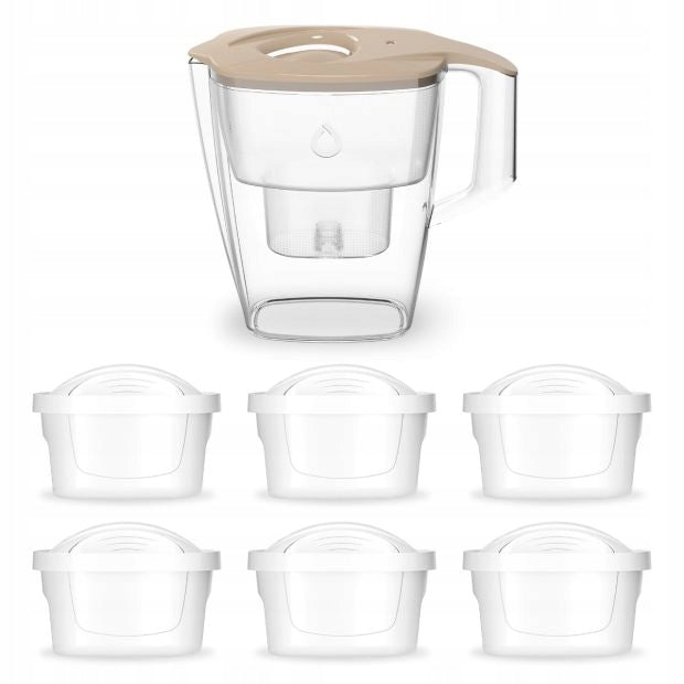 Filter Jug Dafi MILA Cappuccino 3l Manual 6 Unimax Cartridges