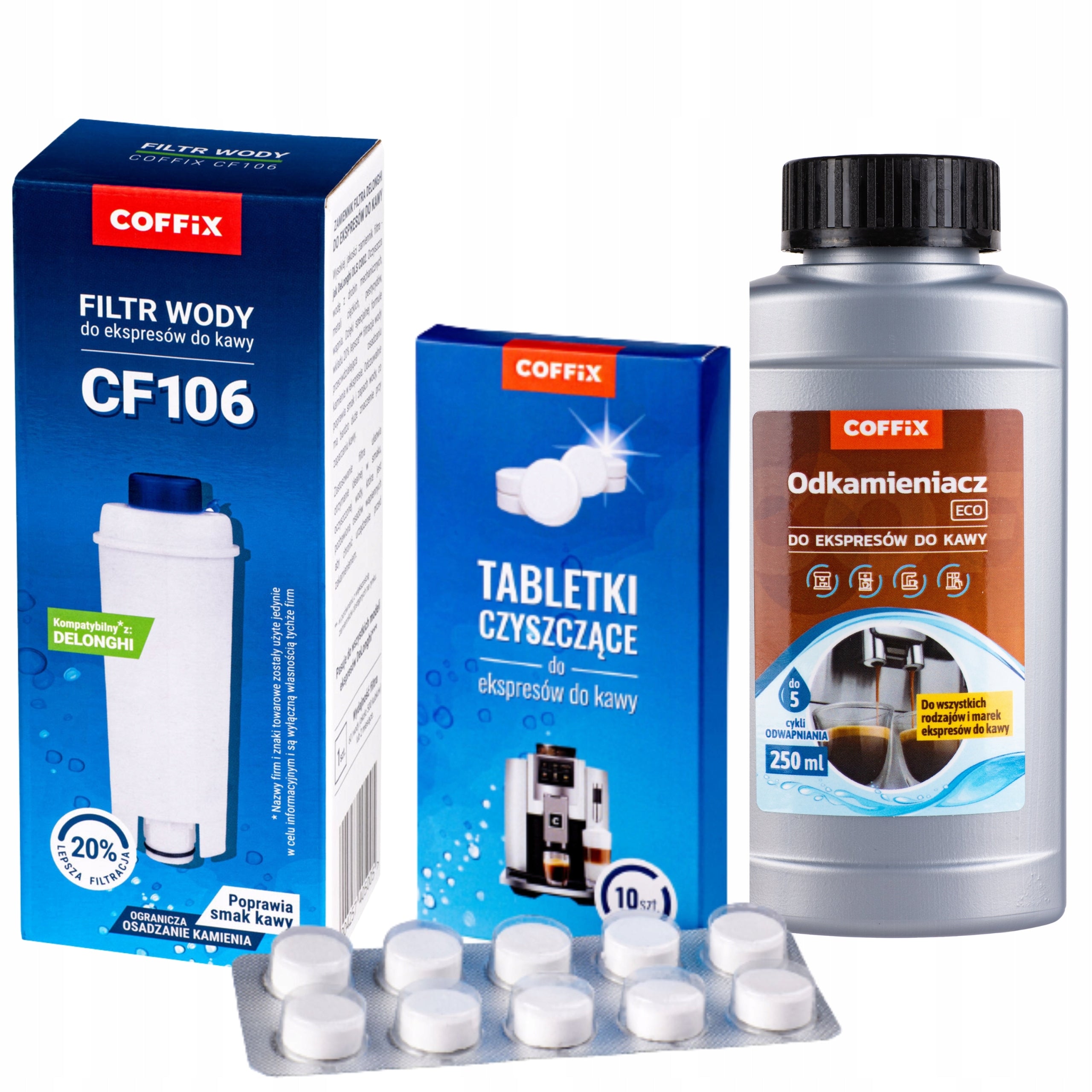 Filter Tablets Descaler DeLonghi Eletta Explore Cleaning Kit