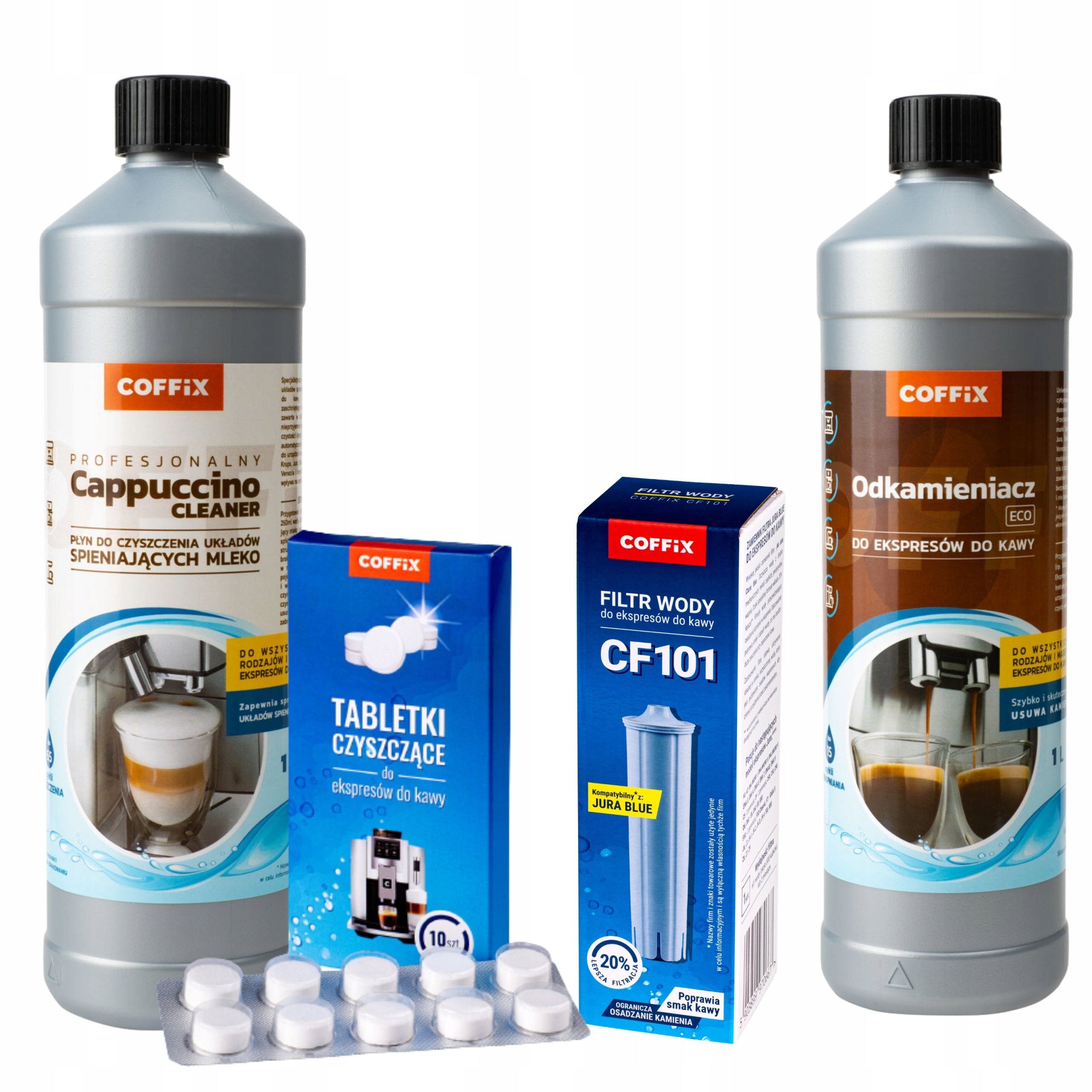 Filter Tablets Descaler JURA Z10 Express Cleaning Kit