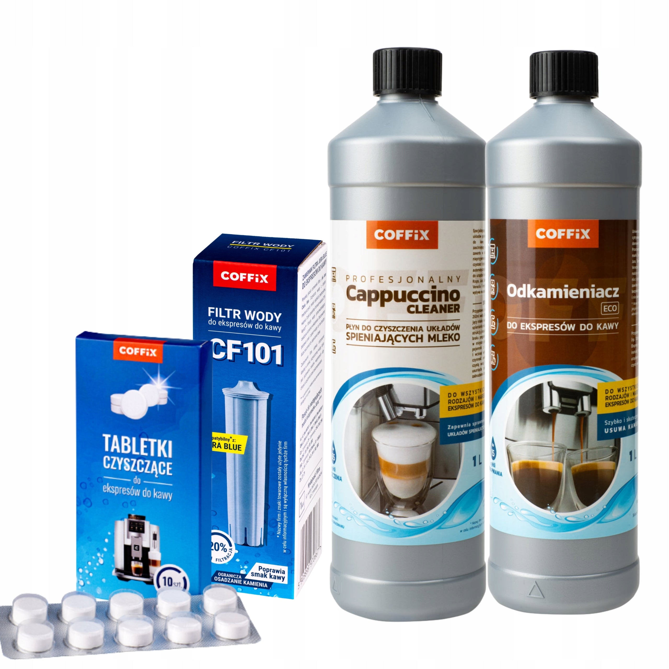 Filter Tablets Descaler Liquid JURA C8 (EA) Cleaning Kit