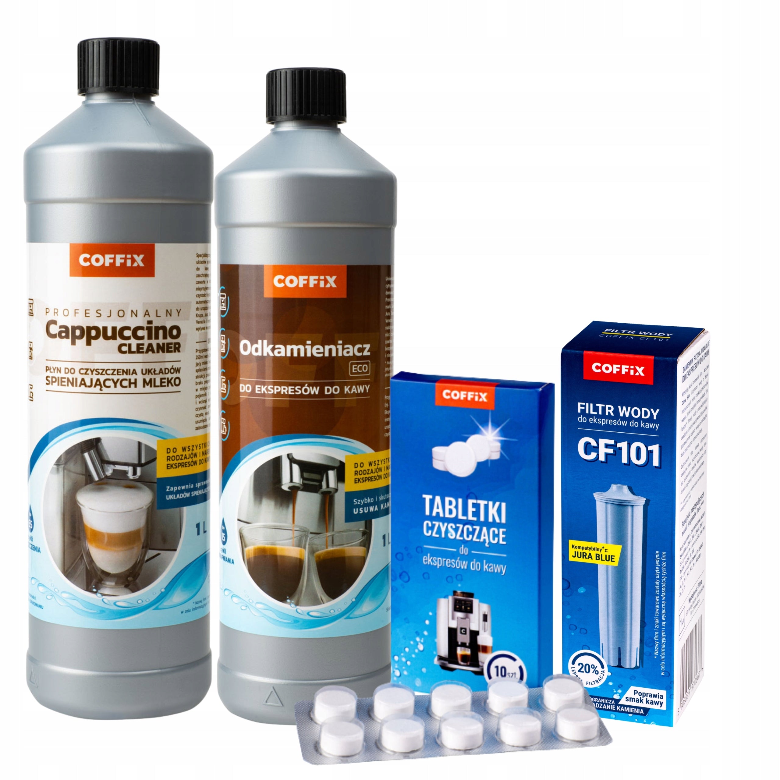 Filter Tablets Descaler Liquid JURA S8 (EB) Cleaning Kit