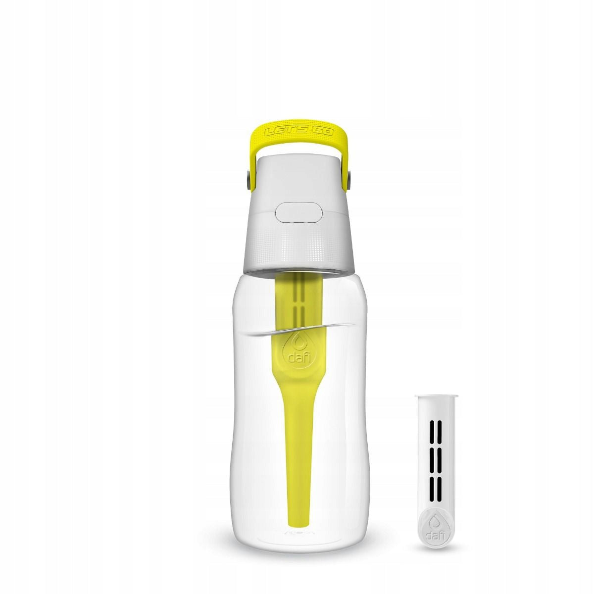 Filter Water Bottle Dafi 0,5 l Lemon with 2 Carbon Filters