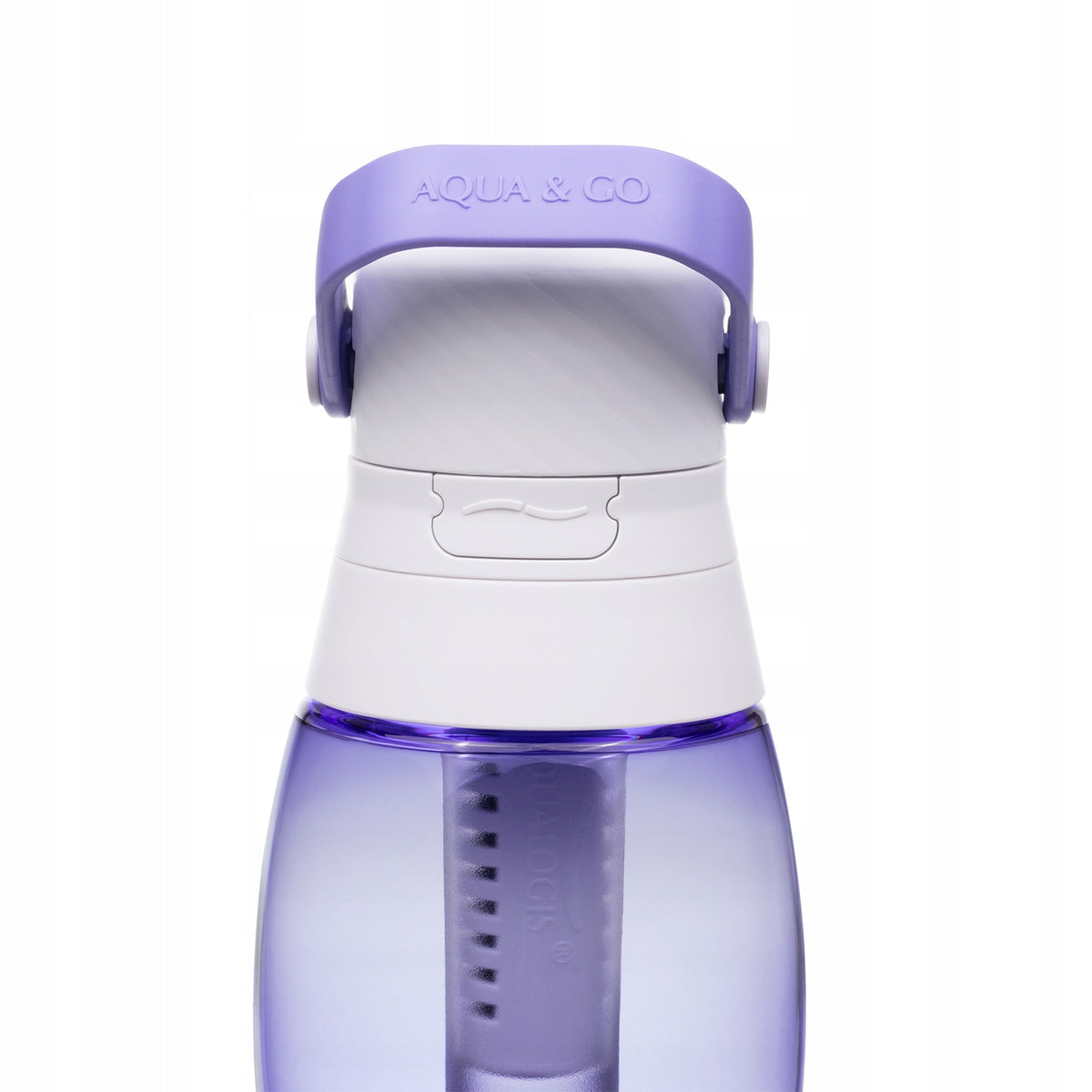 Filter bottle Aqualogis Aqua&Go 0,75 l purple + 3 refills Manufacturer code BTF3L750