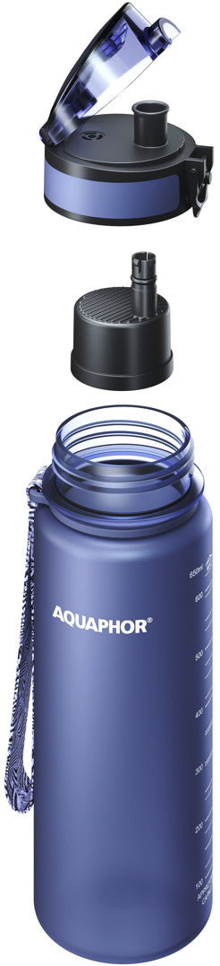 Filter bottle Aquaphor City 0,65 l navy blue Manufacturer code 522906