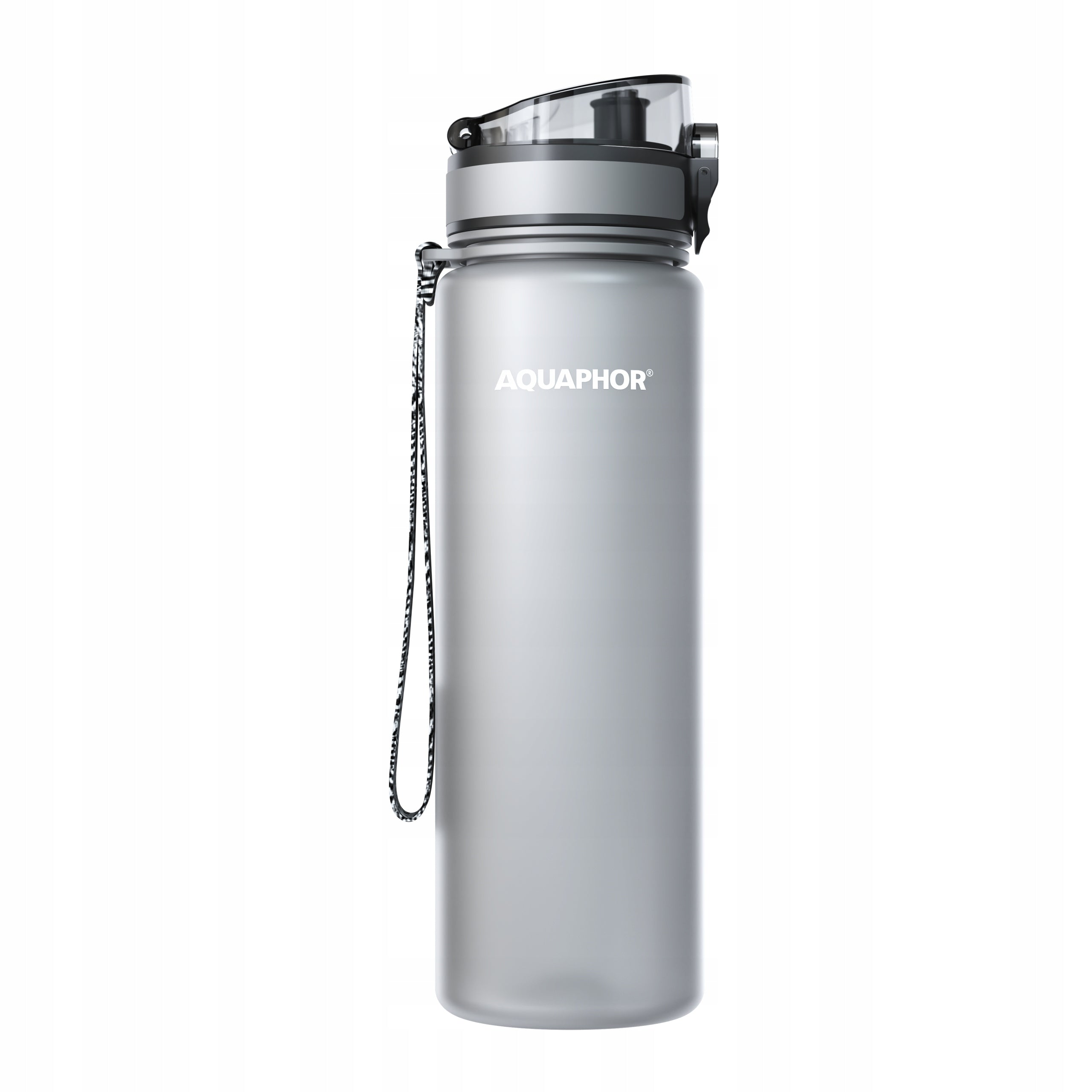 Filter bottle Aquaphor City 0,8 l silver/grey + 3 refills Packaging status original