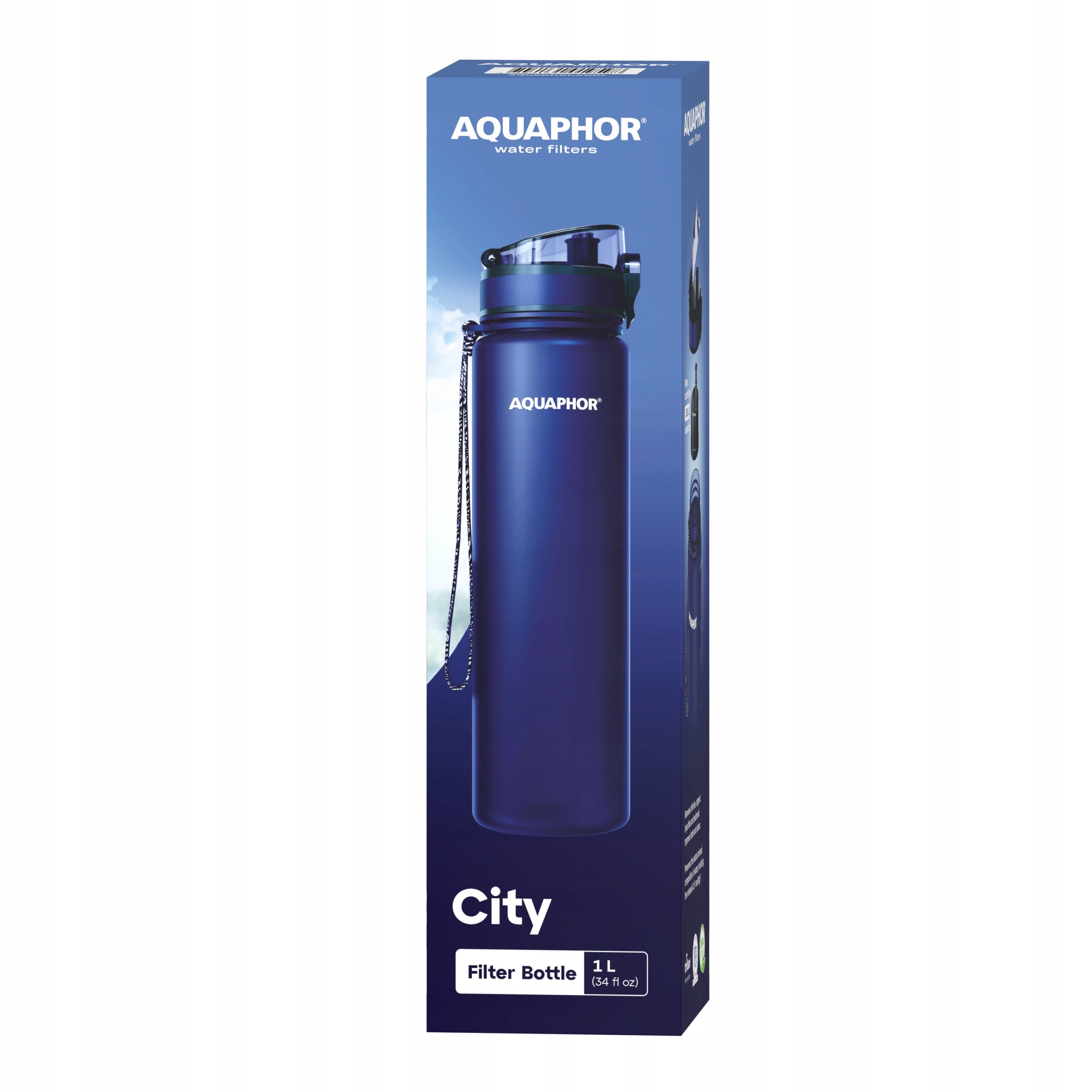 Filter bottle Aquaphor City MAXI 1l, navy blue Manufacturer code City 1l