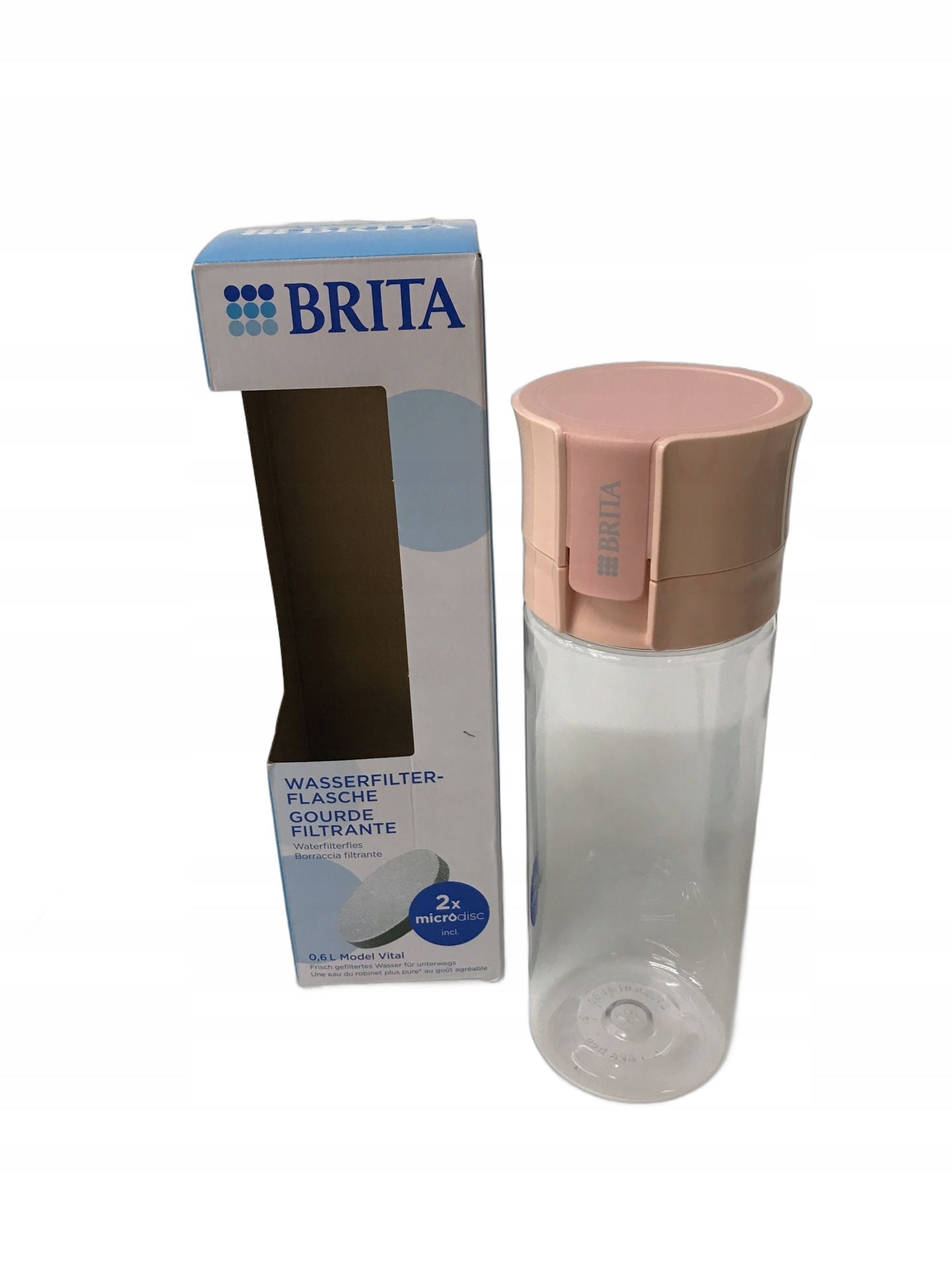 Filter bottle Brita Vital 0,6 l pink