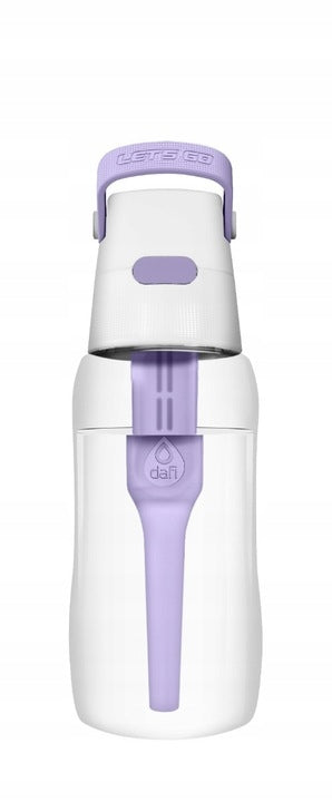 Filter bottle Dafi 0,5l digital lavender by Joanna Krupa | Lavender Manufacturer code D.BUT.SOLID.0.5.SILICON.LAV.P
