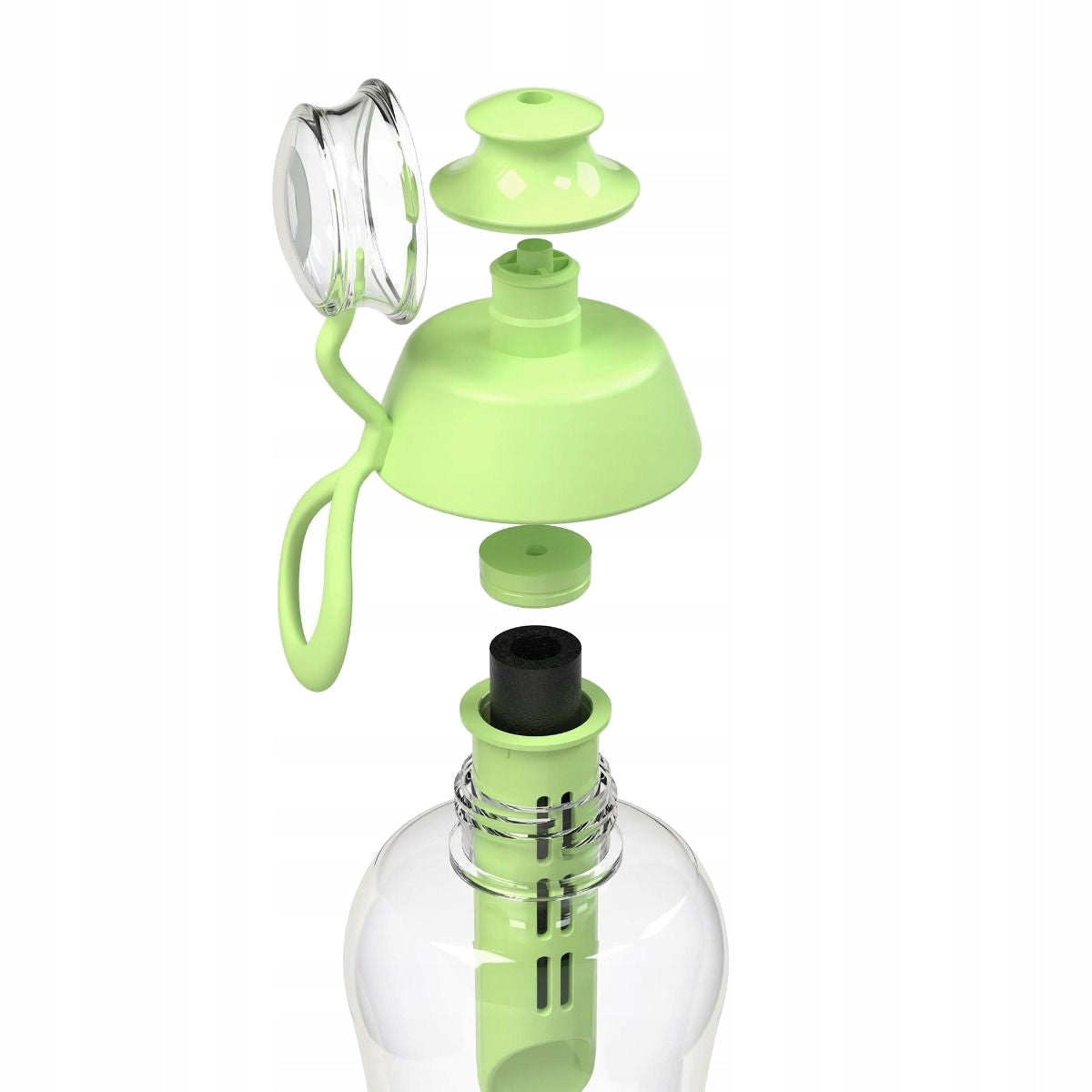 Filter bottle Dafi Doda SOFT 0,7L pistachio bottle + BPA FREE filter Packaging status original