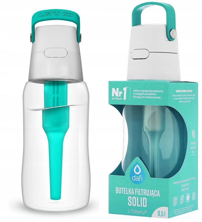 Filter bottle Dafi SOLID 0,5 L TURQUOISE / MINT