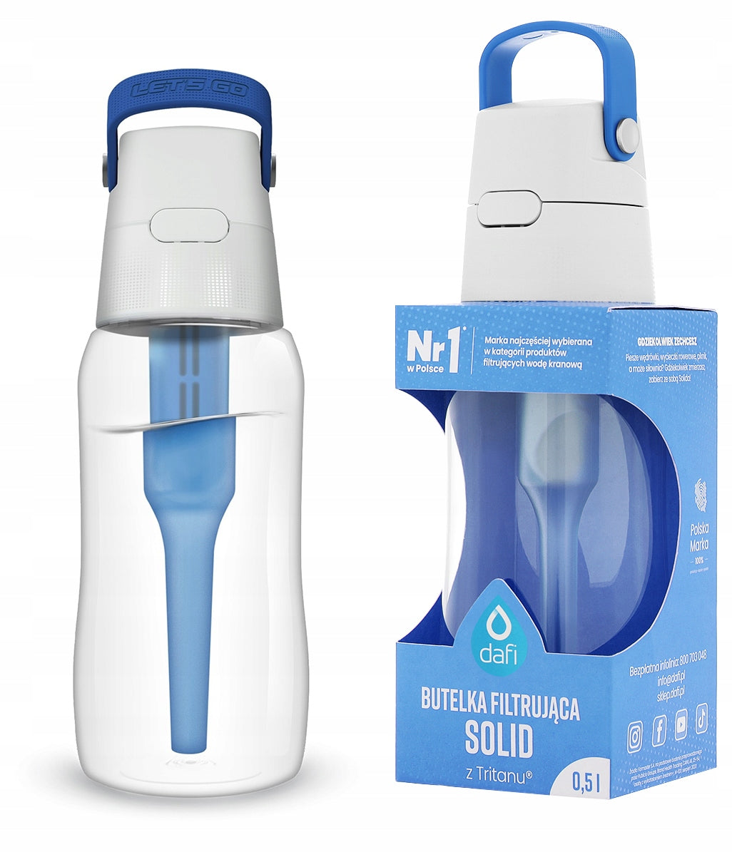Filter bottle Dafi SOLID 0,5l BLUE / SAPPHIRE