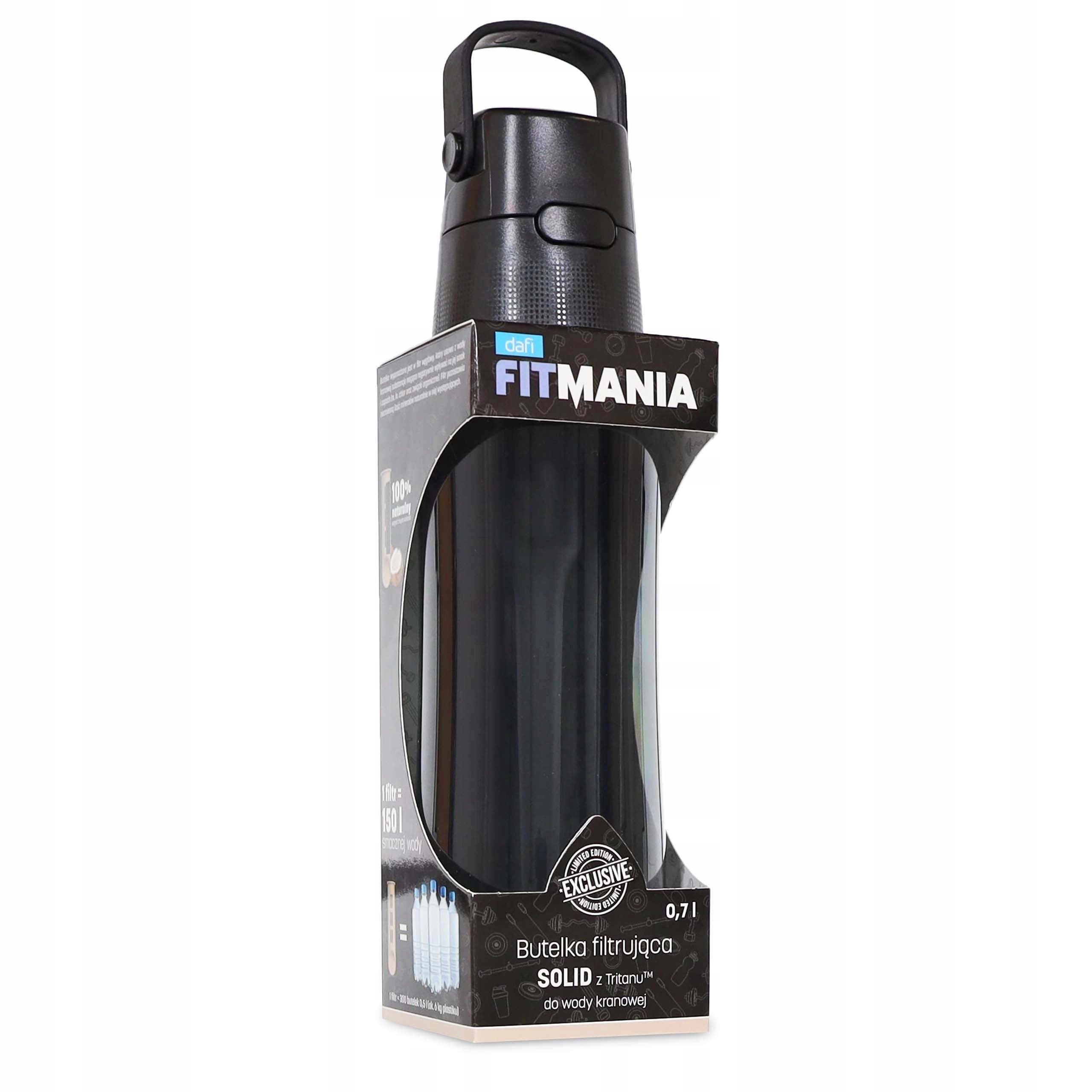 Filter bottle Dafi SOLID 0,7 l BLACK + 1 filter EAN (GTIN) 5904870079294