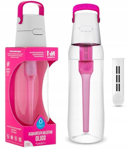 Filter bottle Dafi SOLID 0,7l PINK TRITAN