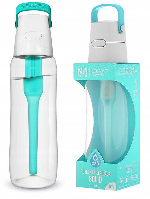 Filter bottle Dafi SOLID 0,7l Turquoise
