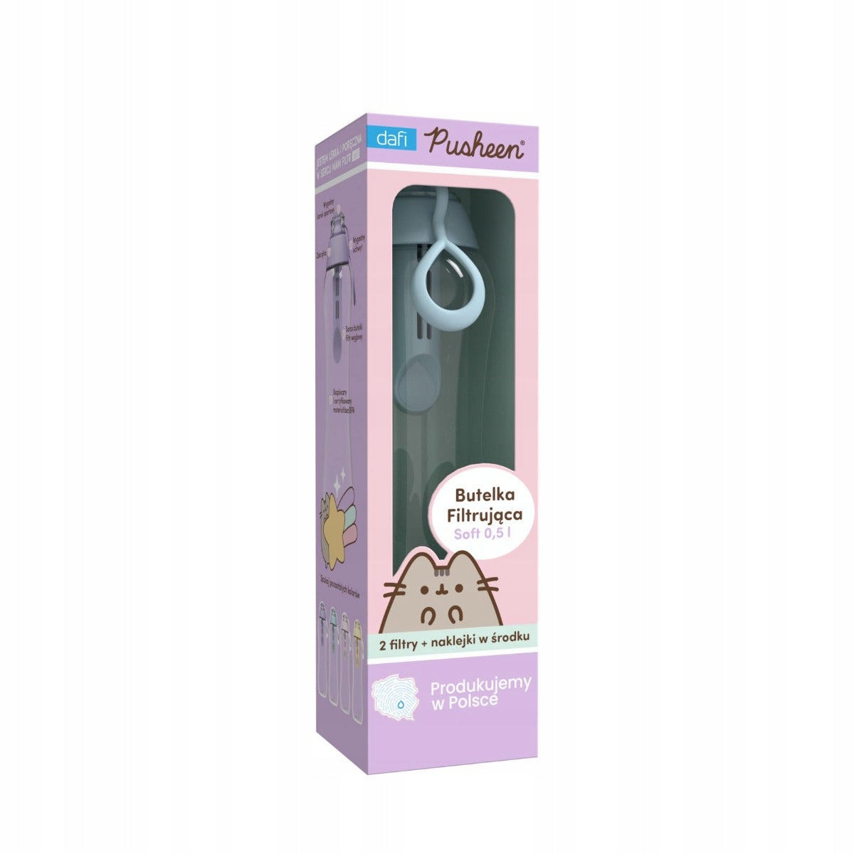 Filter bottle Dafi Soft 0,5 l PUSHEEN Dove Blue 2filters Brand Dafi