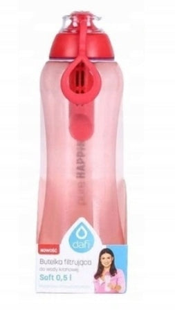 Filter bottle Dafi Soft 0,5 l red