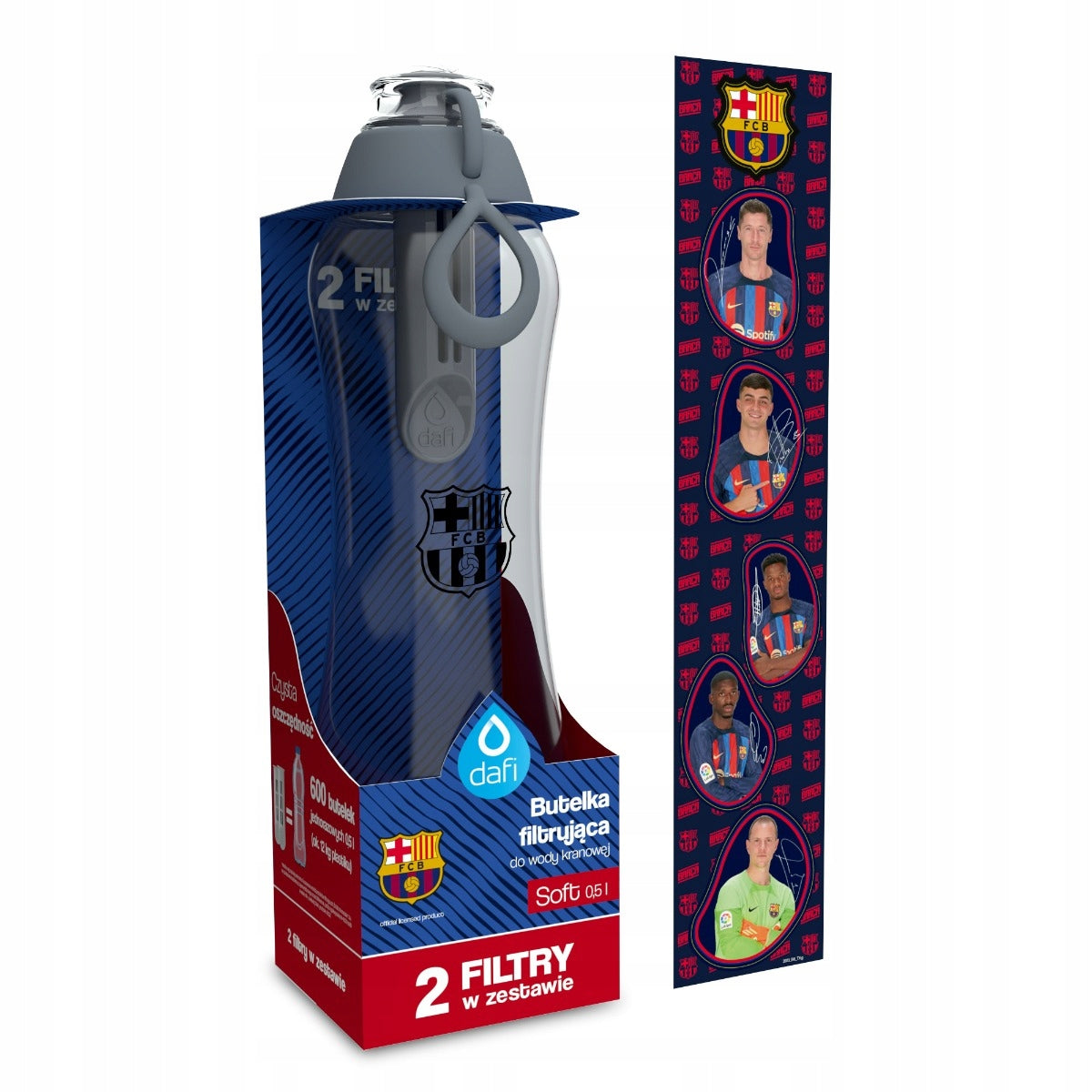 Filter bottle Dafi Soft 0,7 l GREY
