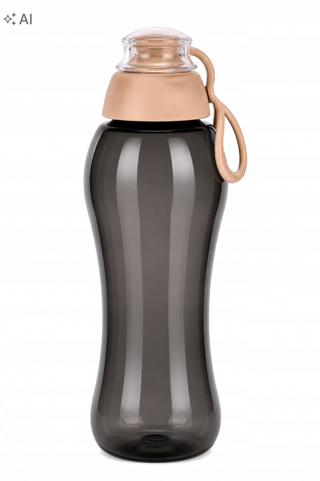 Filter bottle Dafi Soft 0,7 l beige/brown black tank 2 filters