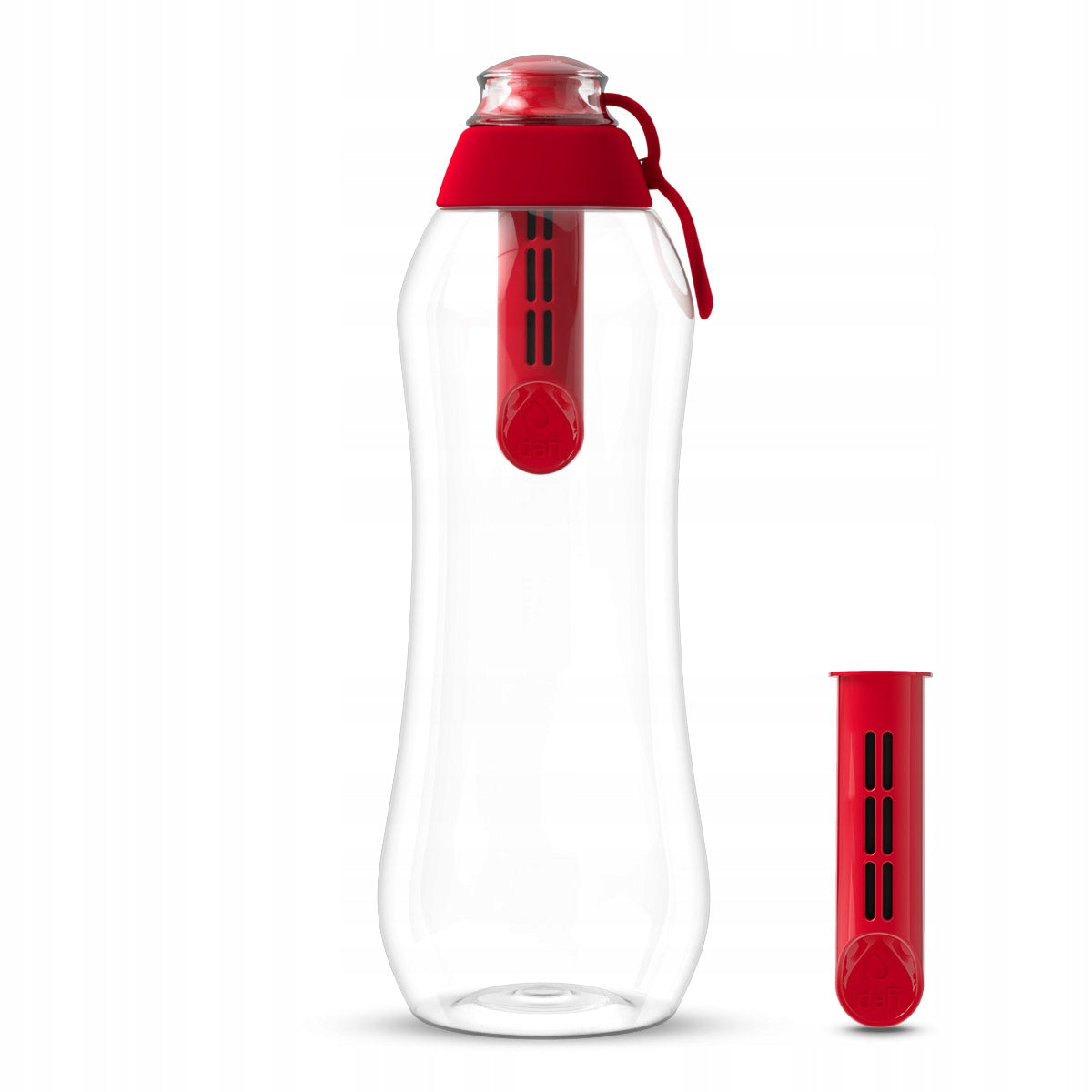 Filter bottle Dafi Soft 0,7 l red + 2 filters