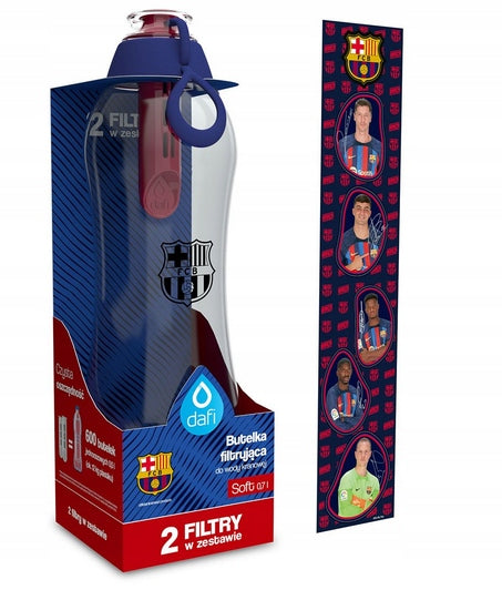 Filter bottle Dafi Soft FC Barcelona 0,7L+2Filters + Freebie