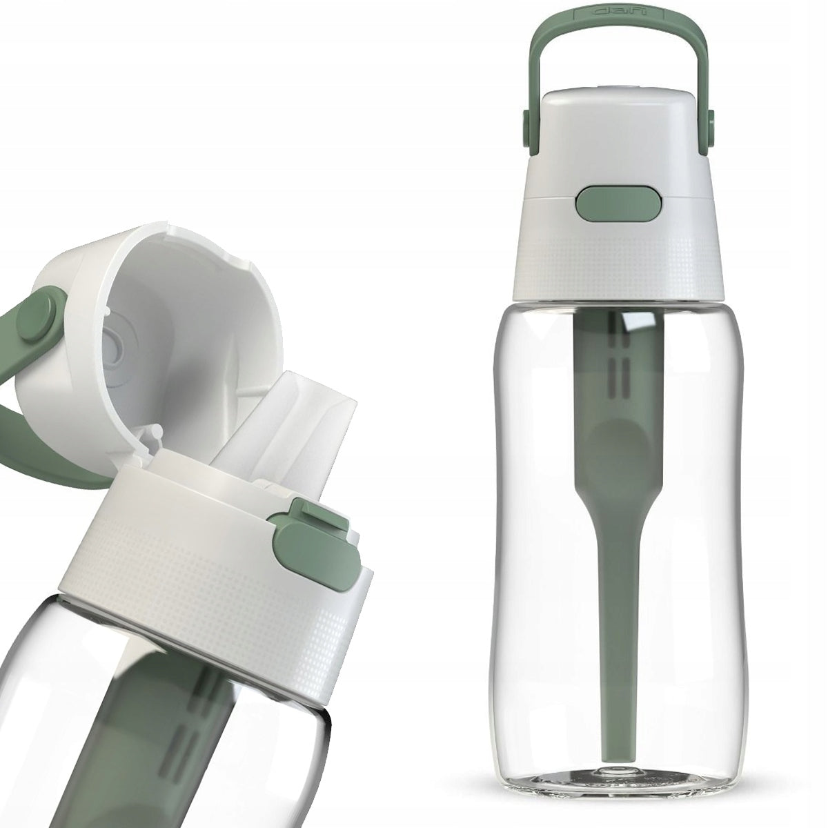 Filter bottle Dafi Solid 0.5 L GREEN / SAGE