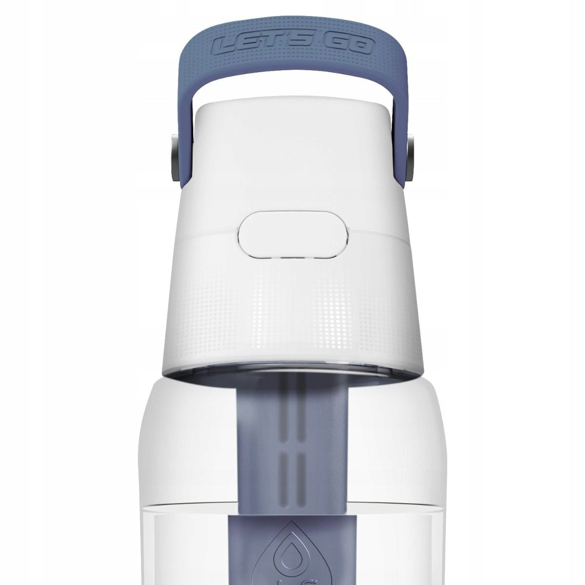 Filter bottle Dafi Solid 0,5 L JEANS | GREY + 4 FILTERS Manufacturer code Butelka Dafi Solid 0,5 L Jeans + 4 filtry