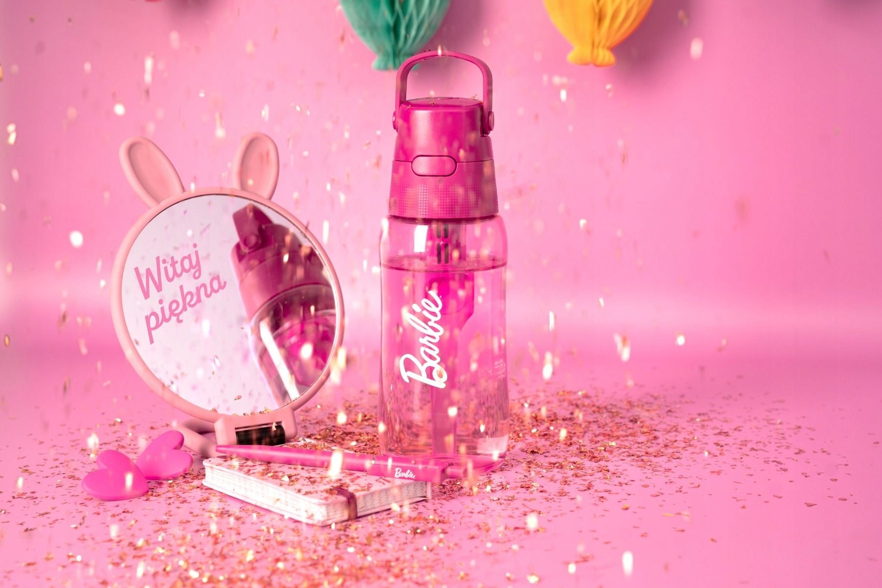 Filter bottle Dafi Solid 0,7 l BARBIE pink + pen FREEBIE Brand Dafi