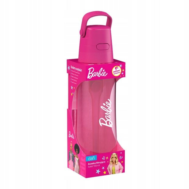 Filter bottle Dafi Solid 0,7 l BARBIE pink + pen FREEBIE Product height 28.4 cm