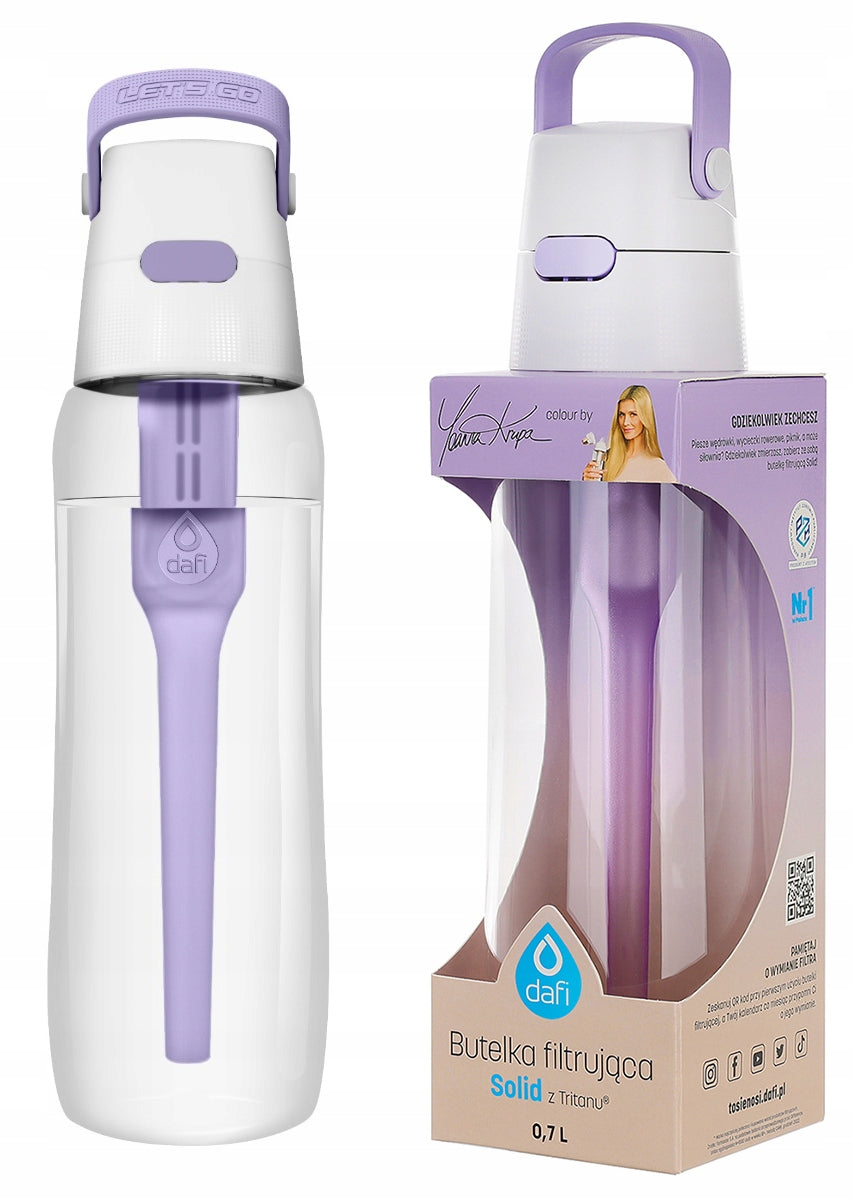 Filter bottle Dafi Solid 0,7l Digital Lavender