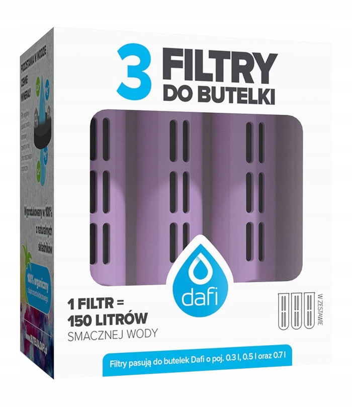 Filter bottle Dafi blueberry 0,7l + 5 filters EAN (GTIN) 5907131543336