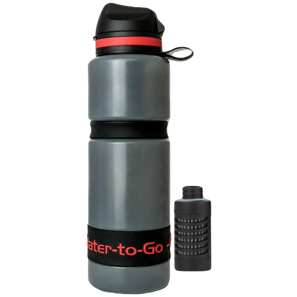 Filter bottle Water to Go 750 ml black with cartridge