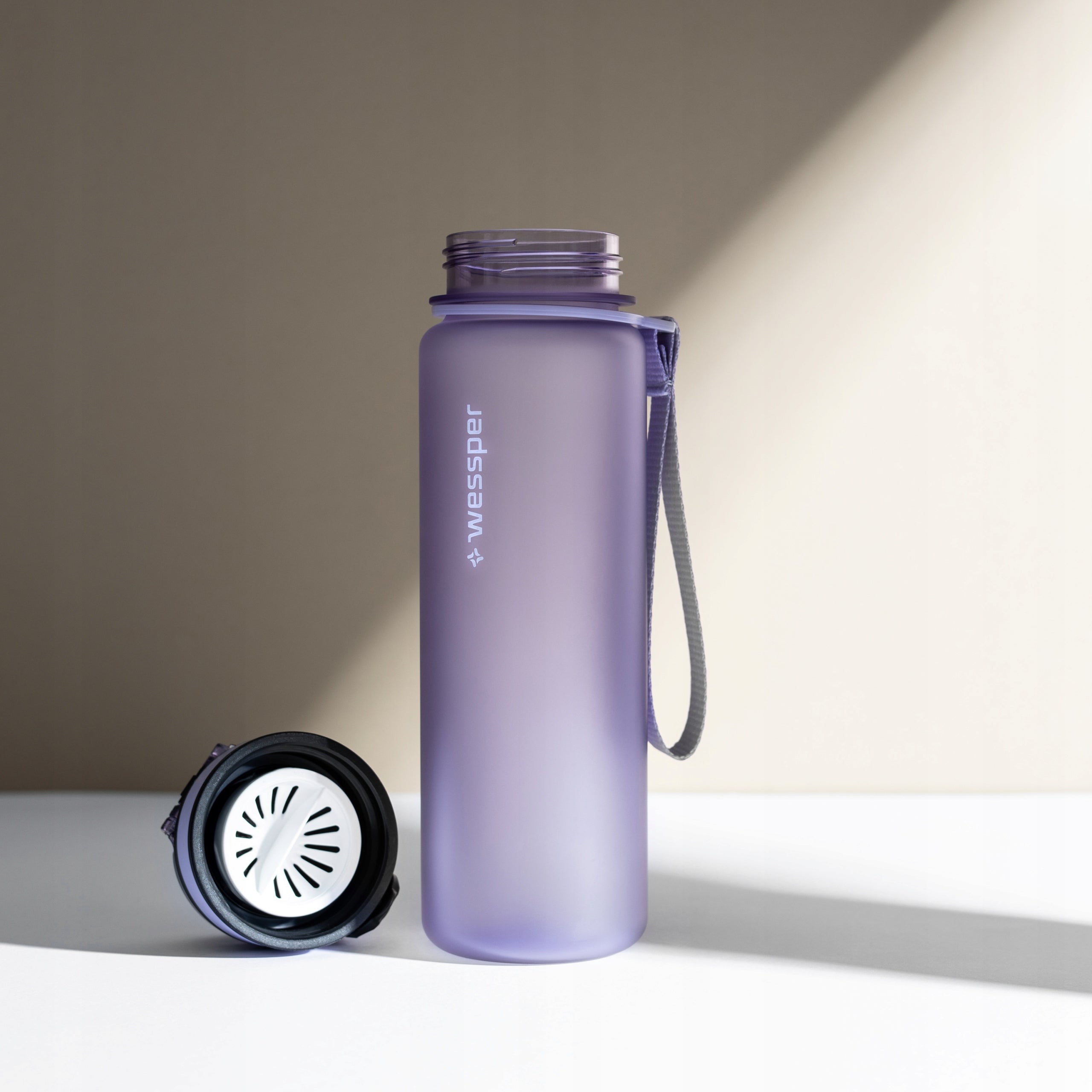 Filter bottle Wessper B4 TRITAN Actitex 1 l purple Brand Wessper
