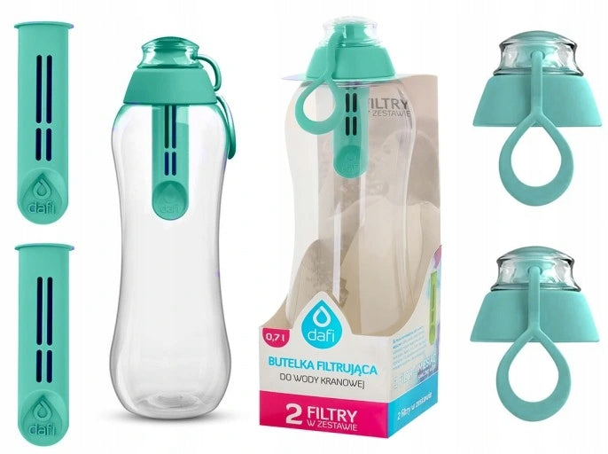 Filter bottle for water DAFI 0.7L + 2 FILTERS + 3 NUTS | ORIGINAL