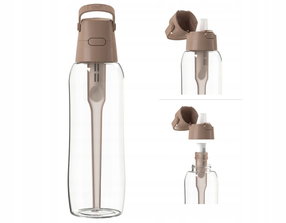 Filter bottle made of Tritan Dafi SOLID 1l Mocha Mousse + FILTR, New.