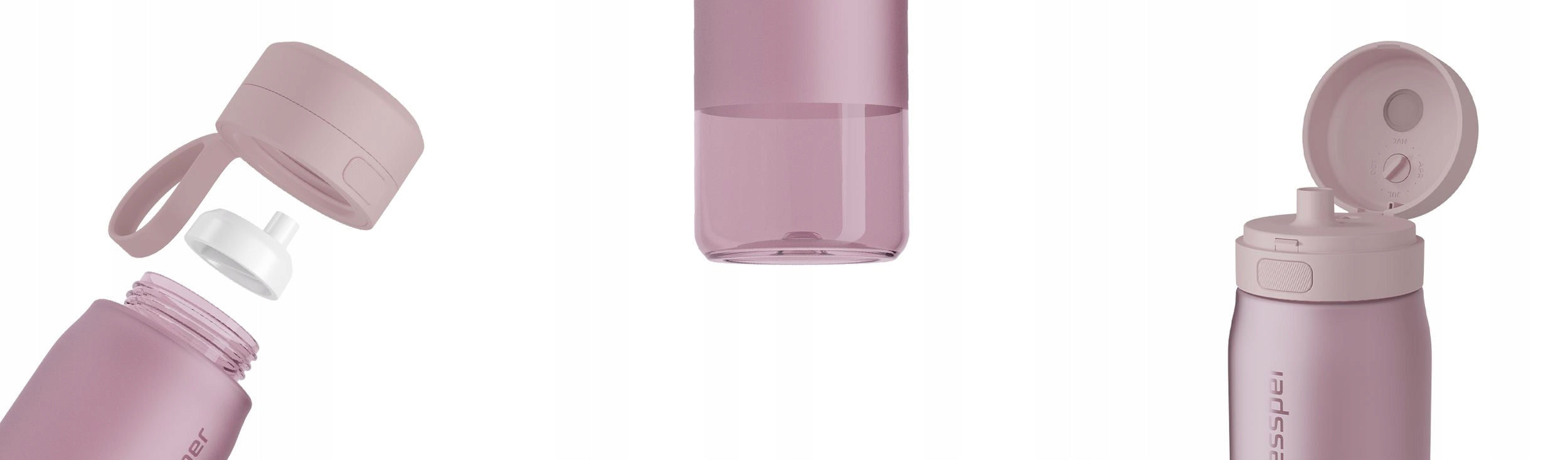 Filter bottle pink Wessper B2 Actitex water bottle 0,7L with filter Manufacturer code WES273-700-PK