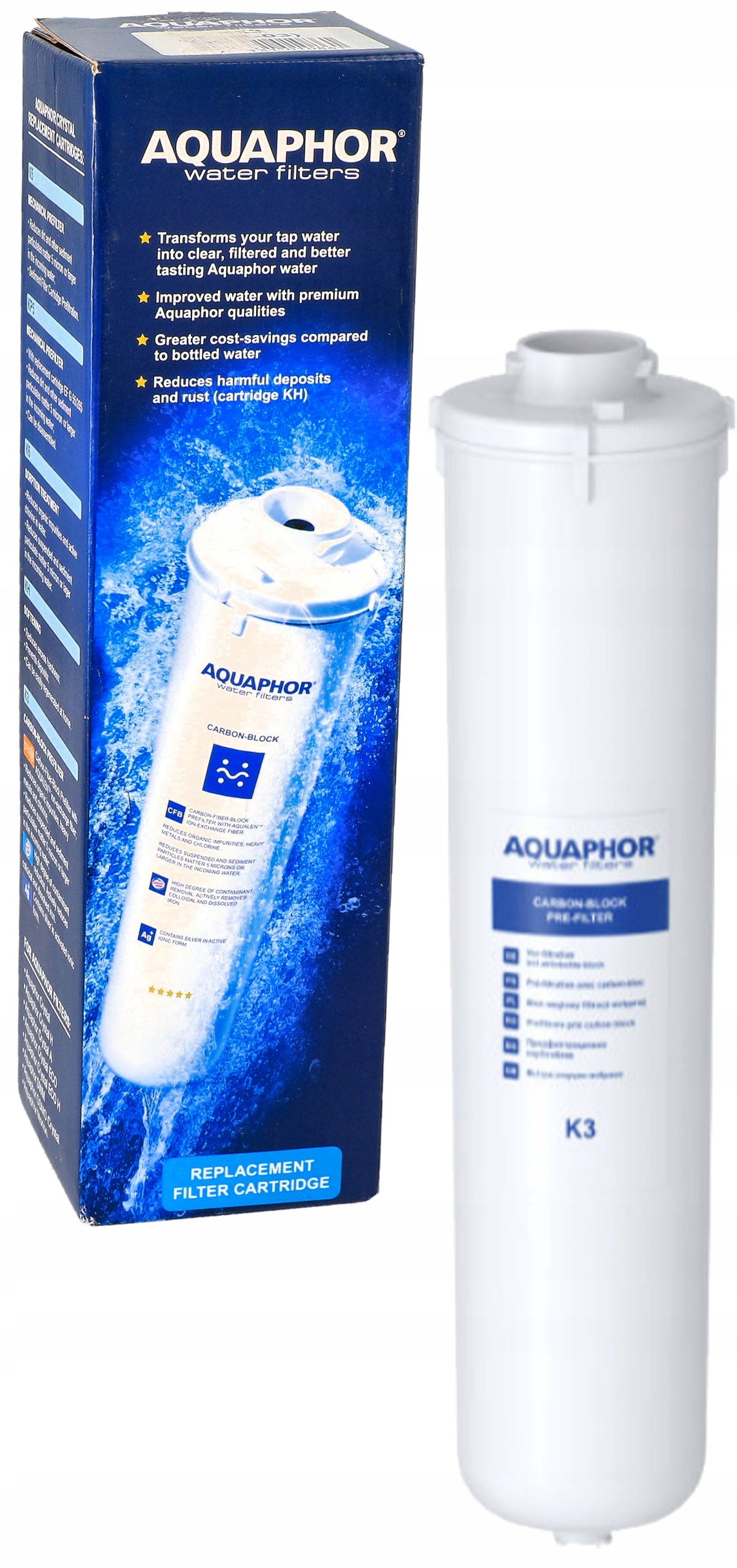 Filter carbon cartridge Aquaphor K3 1 pcs. for filter