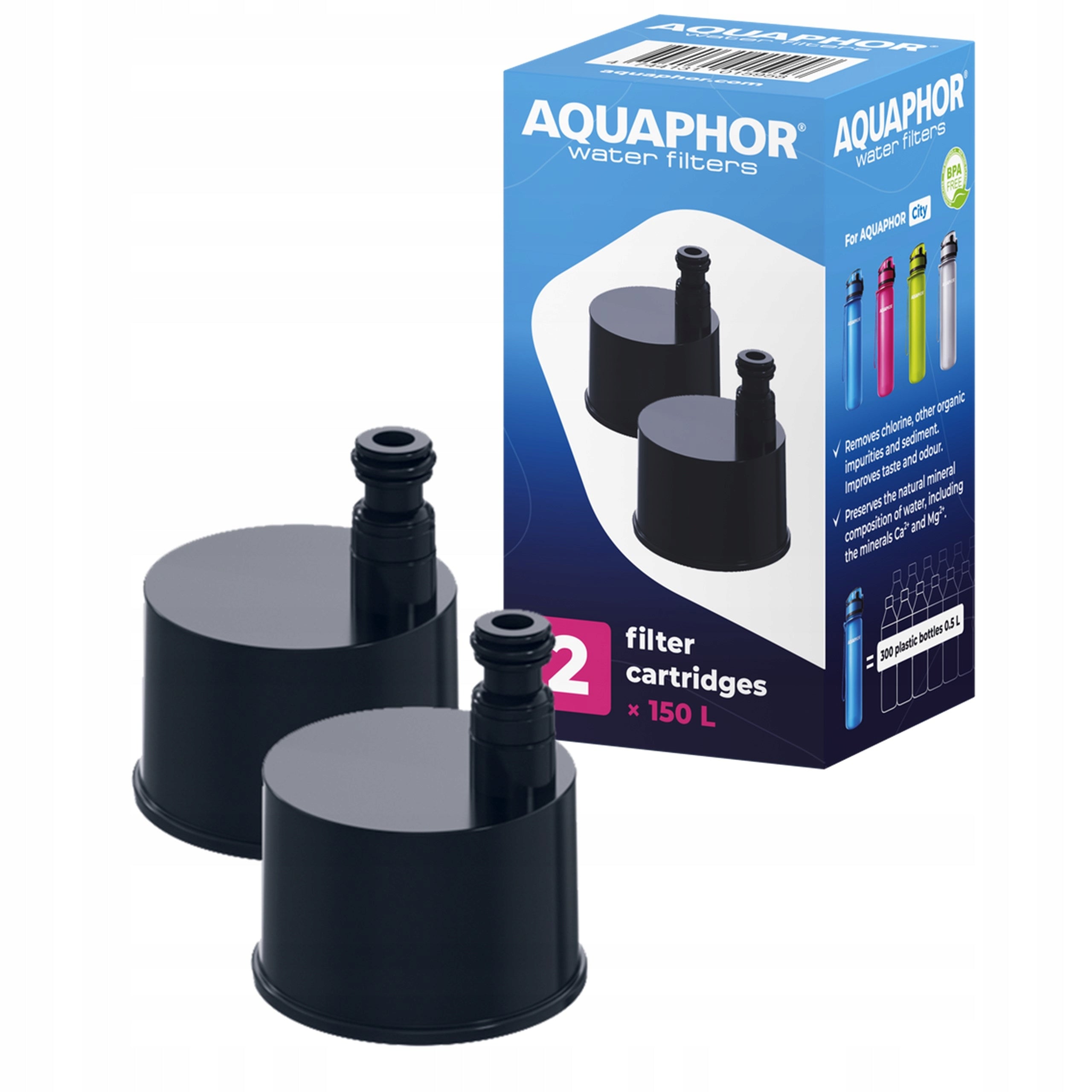 Filter cartridge for bottle Aquaphor City 2 pcs.