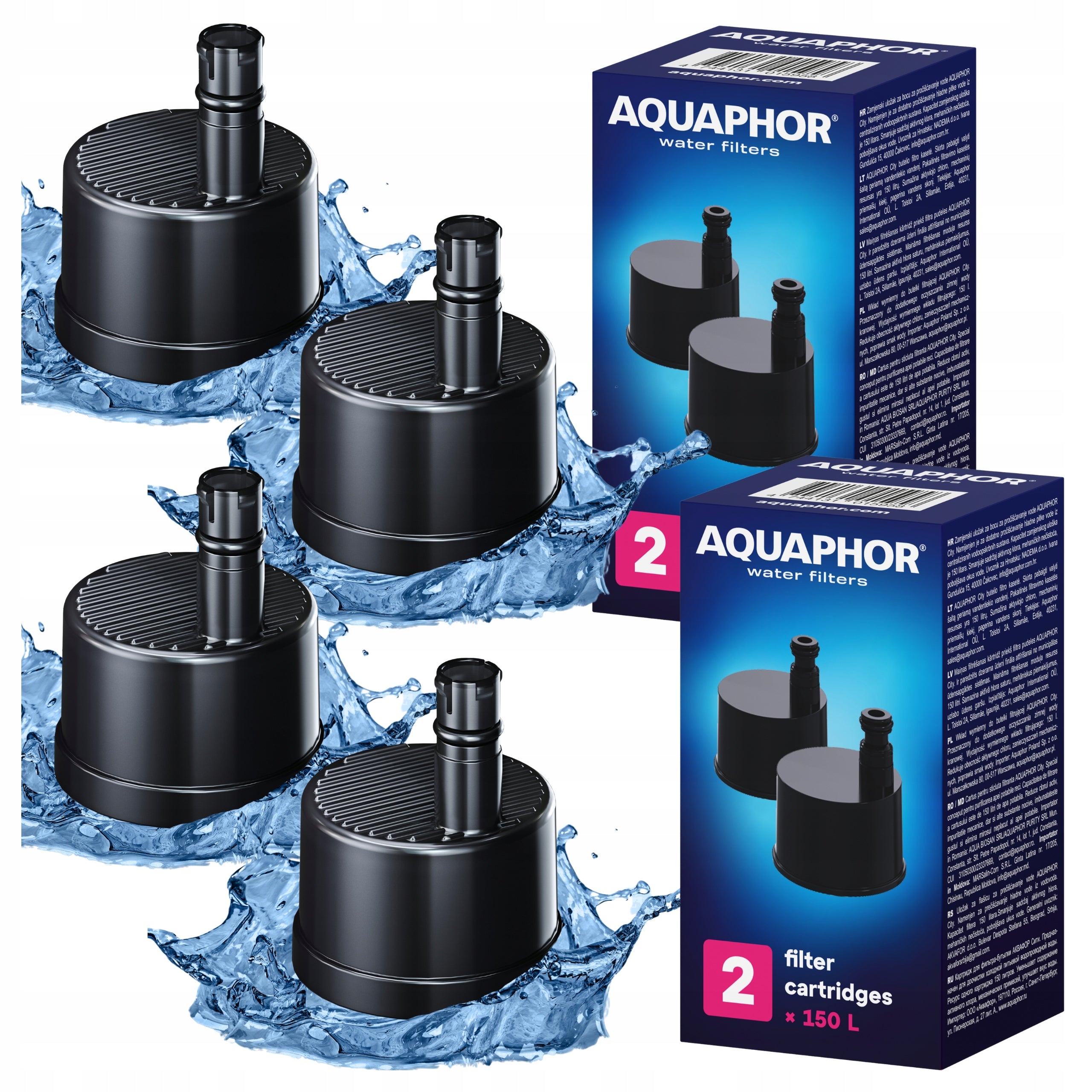 Filter cartridge for bottle Aquaphor City Carbon Filter 4 pieces