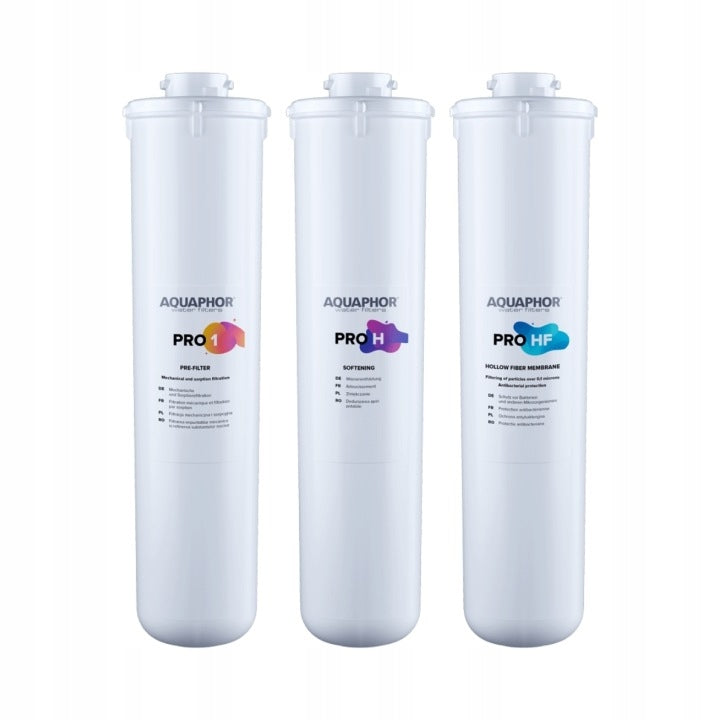 Filter cartridge set Pro 1, Pro H, Pro HF for ECO H PRO - Set Manufacturer code Pro1ProHProHF