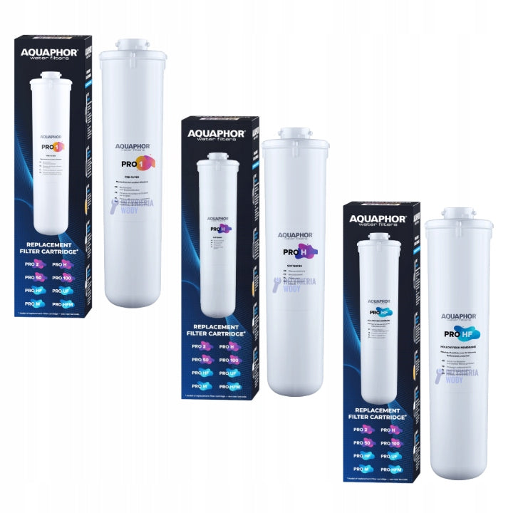 Filter cartridge set Pro 1 Pro H Pro Hf for Aquaphor ECO H PRO 3 pcs.