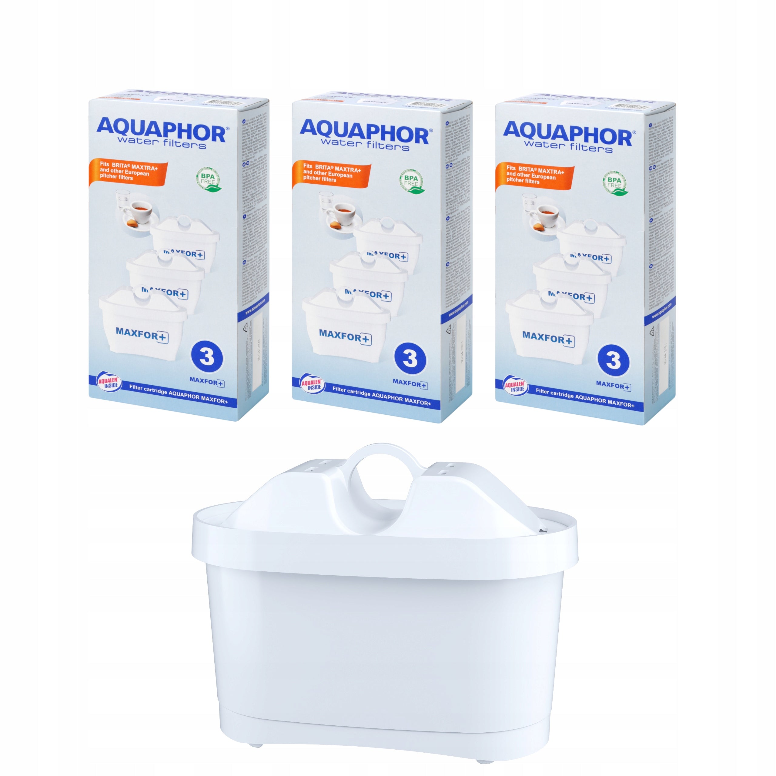 Filter cartridges filters Aquaphor Maxfor 9 pcs. for drinking water, for jug