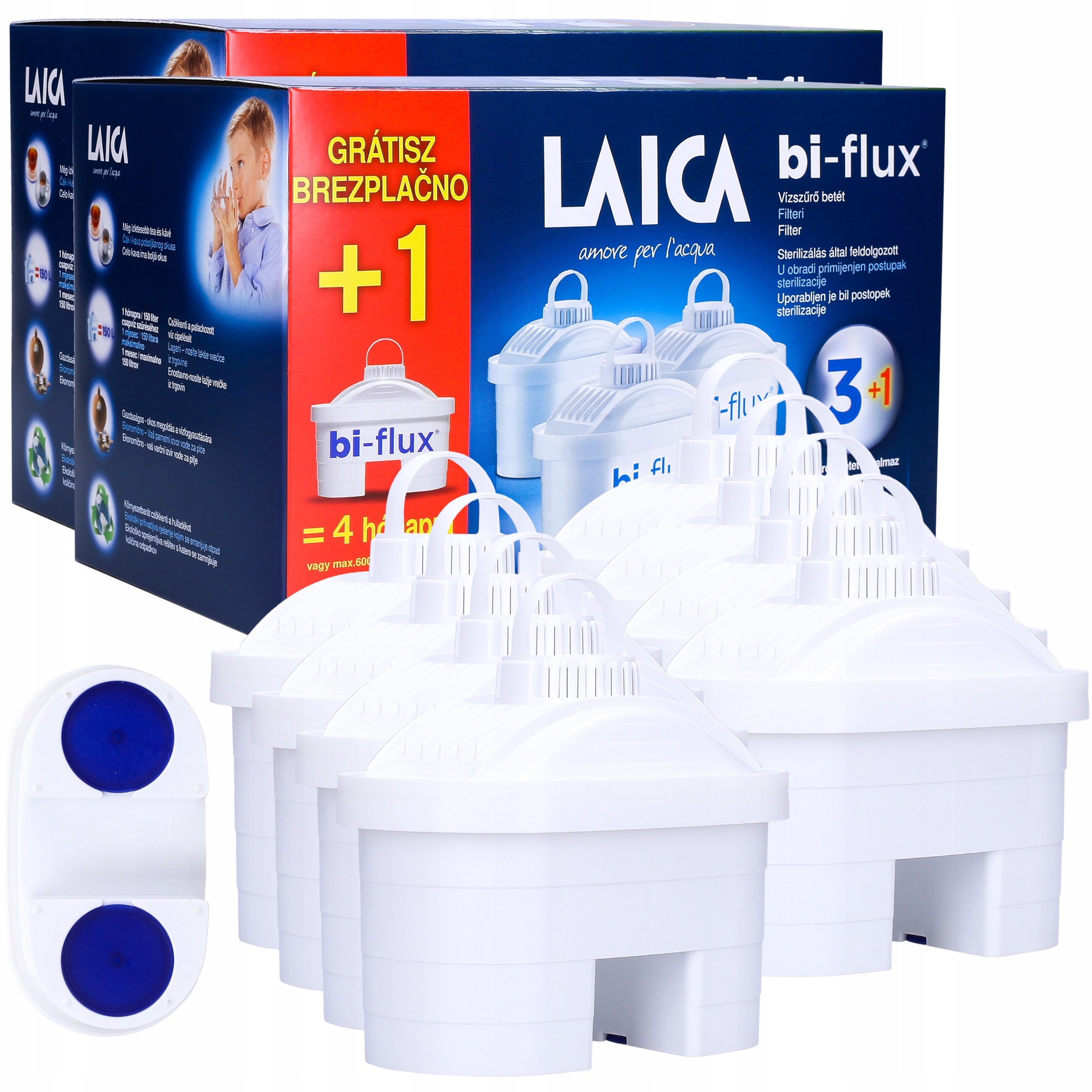 Filter filter cartridge for water Laica bi-flux F4S 8 pieces for jug
