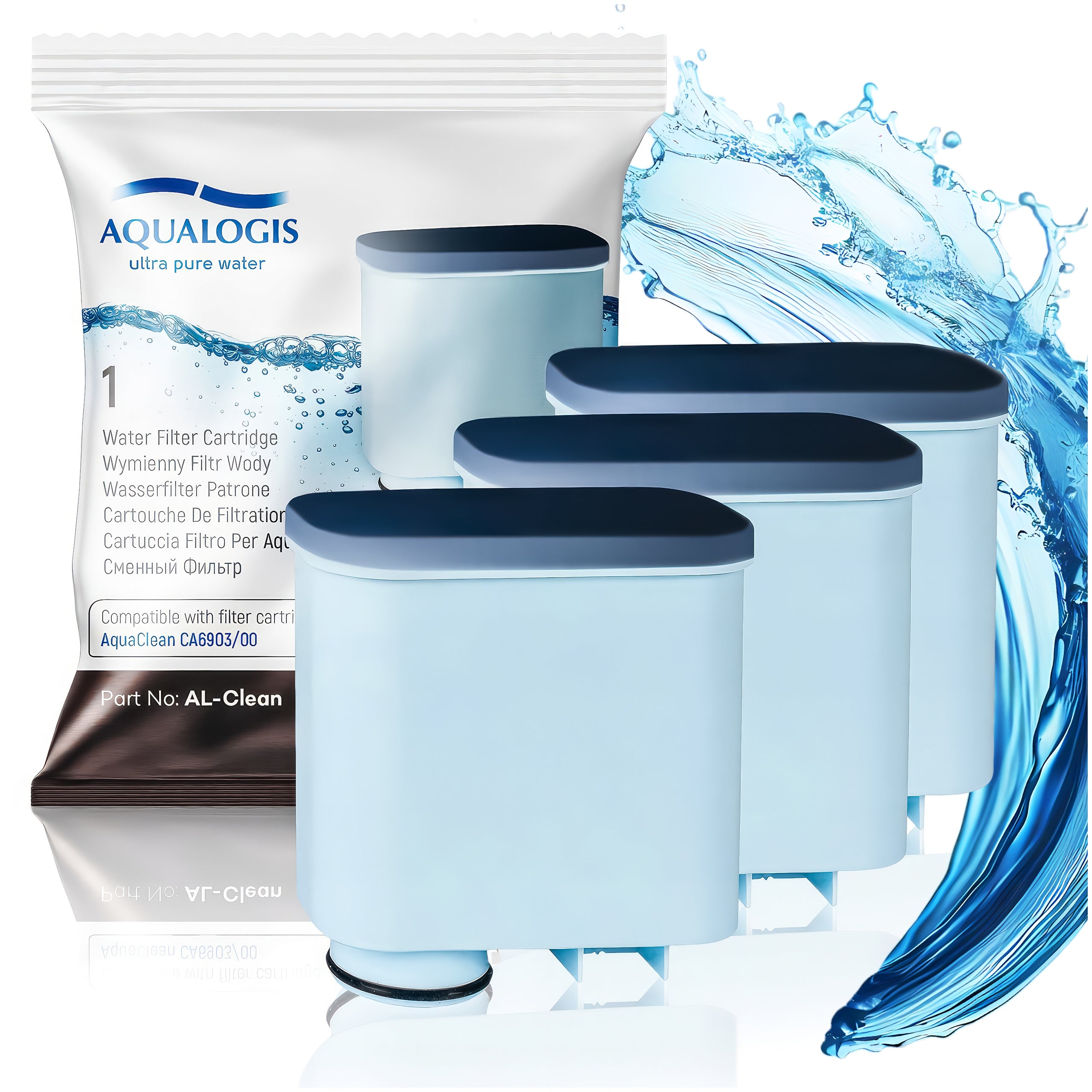 Filter for ALClean Philips LatteGo 5400 3200 2200 Replacement 3 pieces