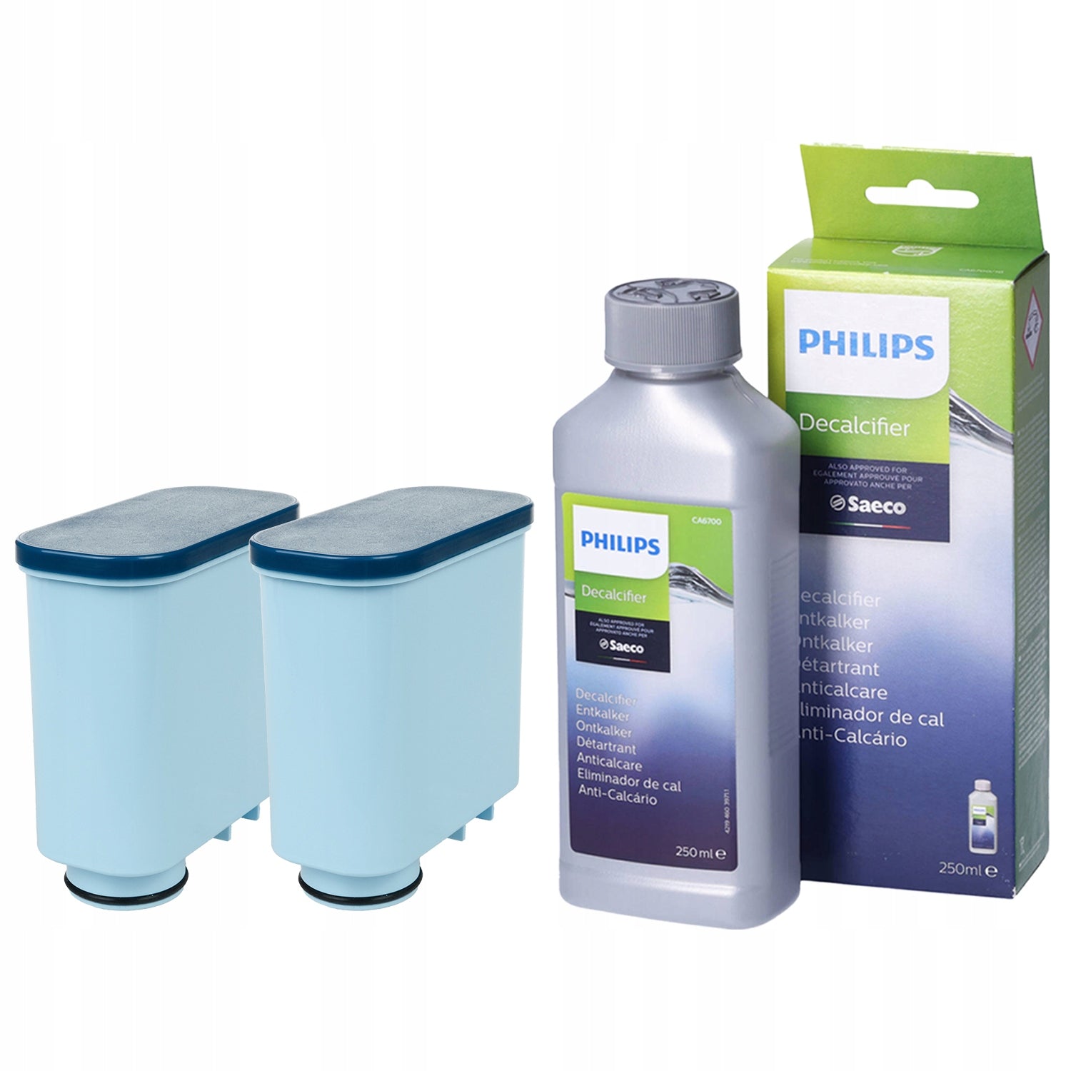 Filter for Philips CDCS1 2pcs + Descaler Philips CA6700