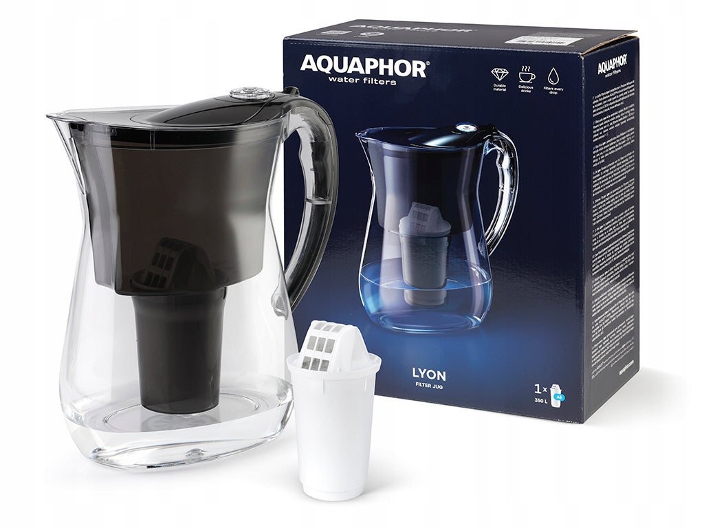 Filter jug AQUAPHOR Lyon Black + Cartridge A5