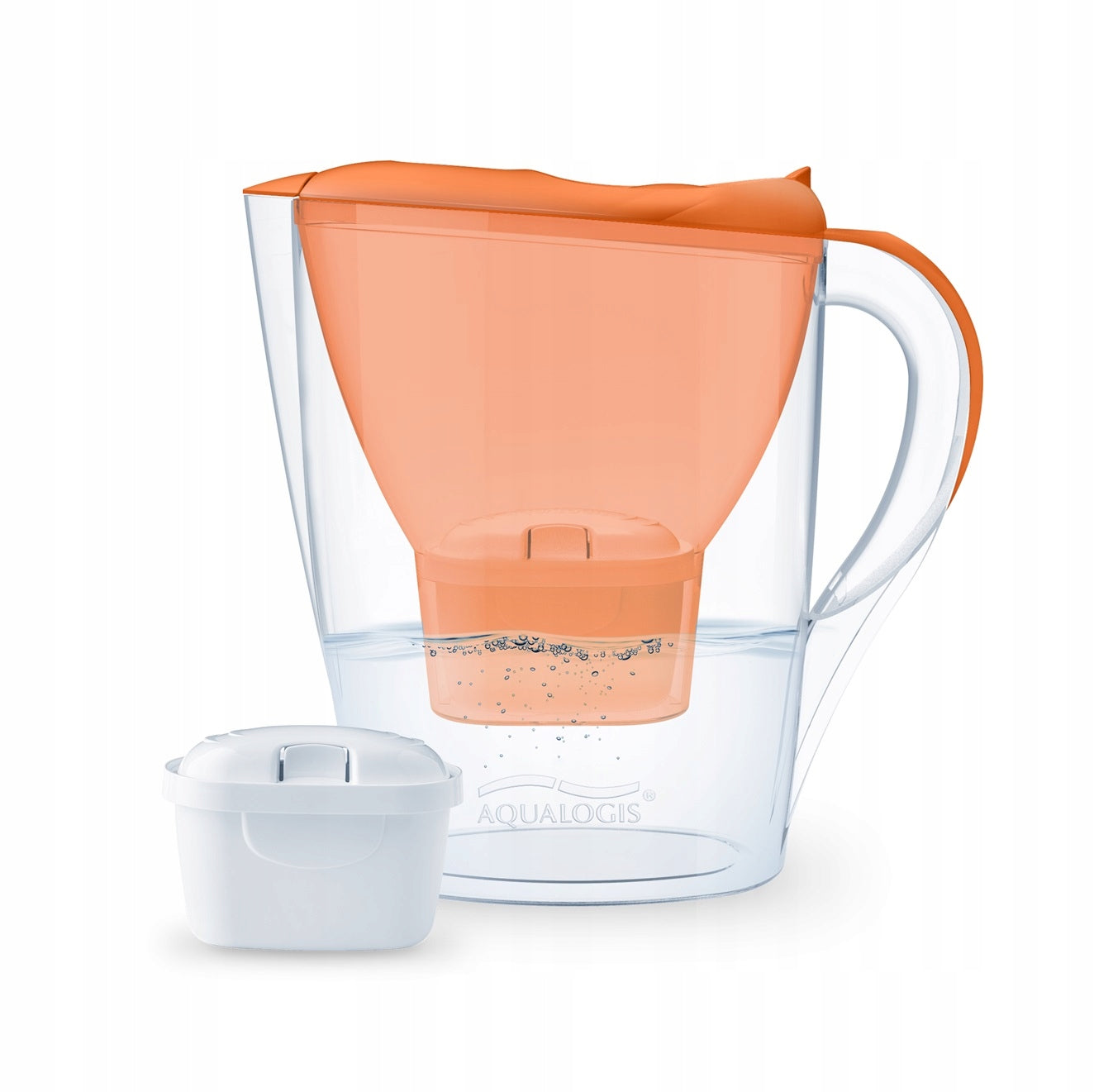 Filter jug Aqualogis Harmony 2,6 l orange