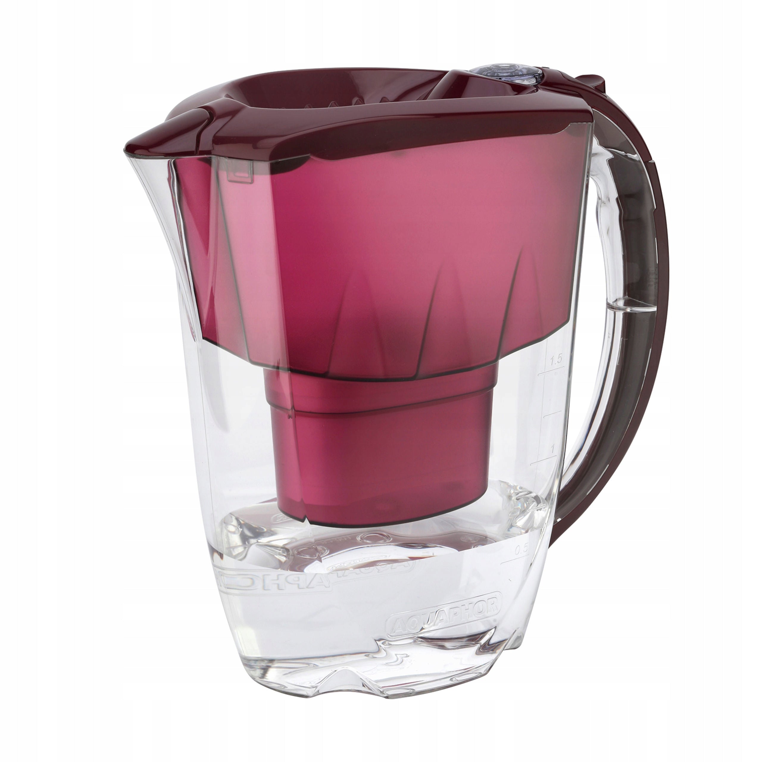 Filter jug Aquaphor Amethyst 2,8 l Cherry with 4 maxfor+ B25 cartridges Manufacturer code Dzbanek W + 4