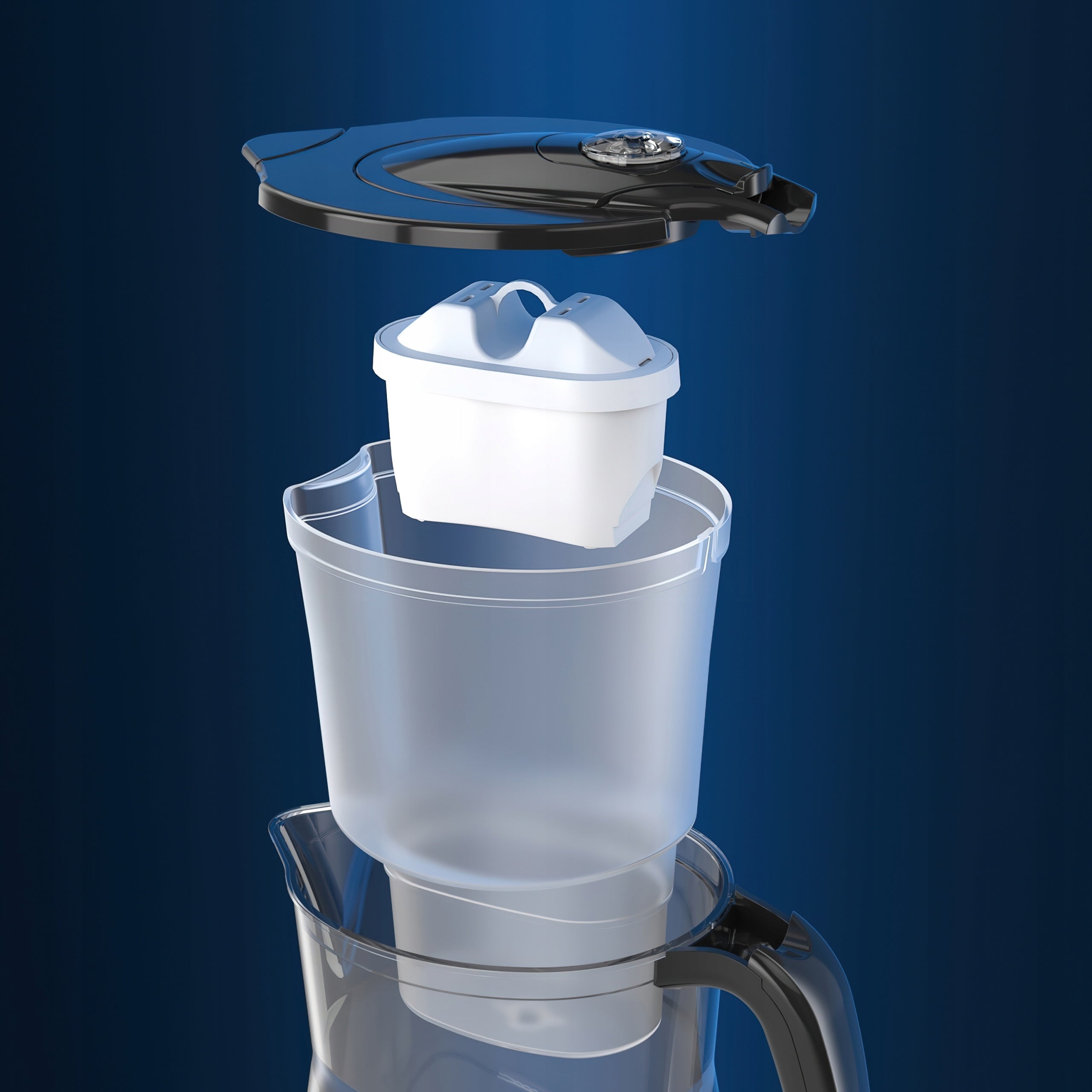 Filter jug Aquaphor Onyx 4,2l with Maxfor+ cartridge, black Brand Aquaphor