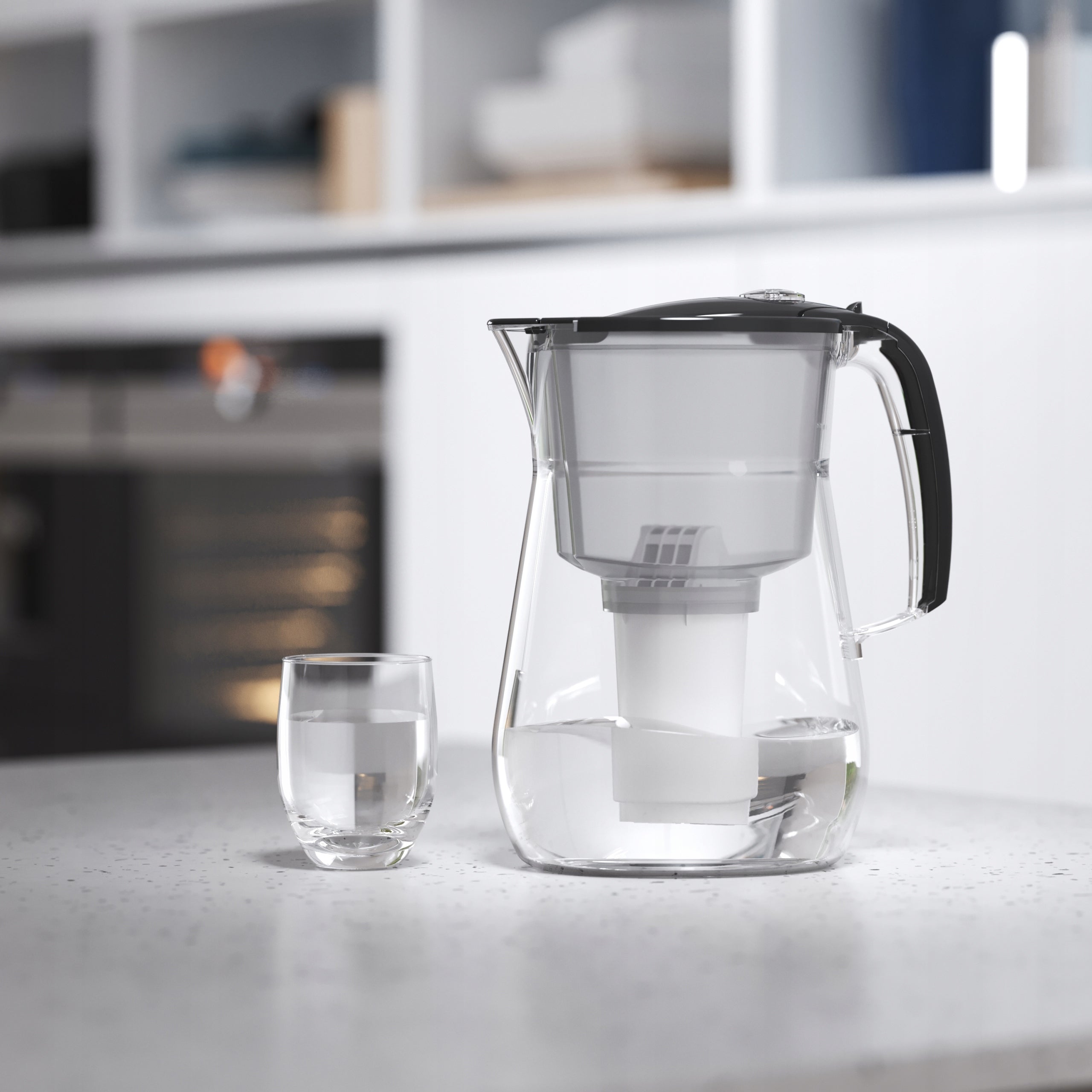 Filter jug Aquaphor Provance 4,2 l with 6 cartridges A5 Mg - black Manufacturer code 526489