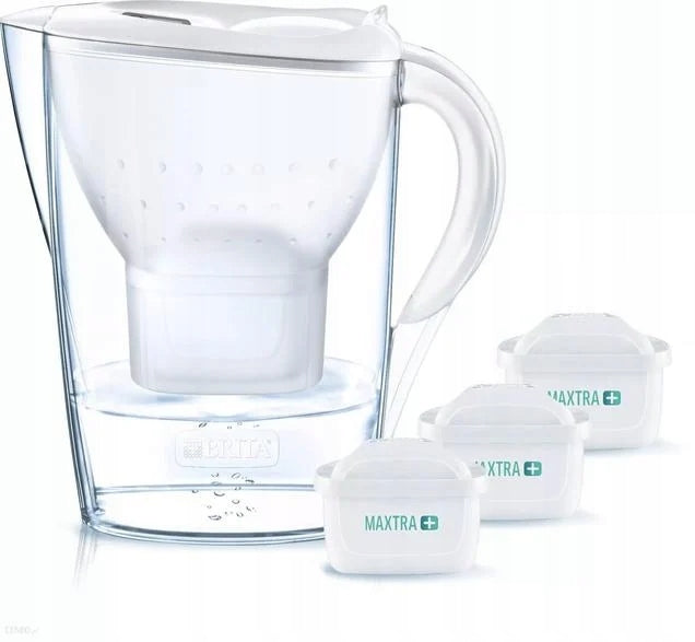 Filter jug BRITA Marella XL White + 3 Pure Performance Pro cartridges
